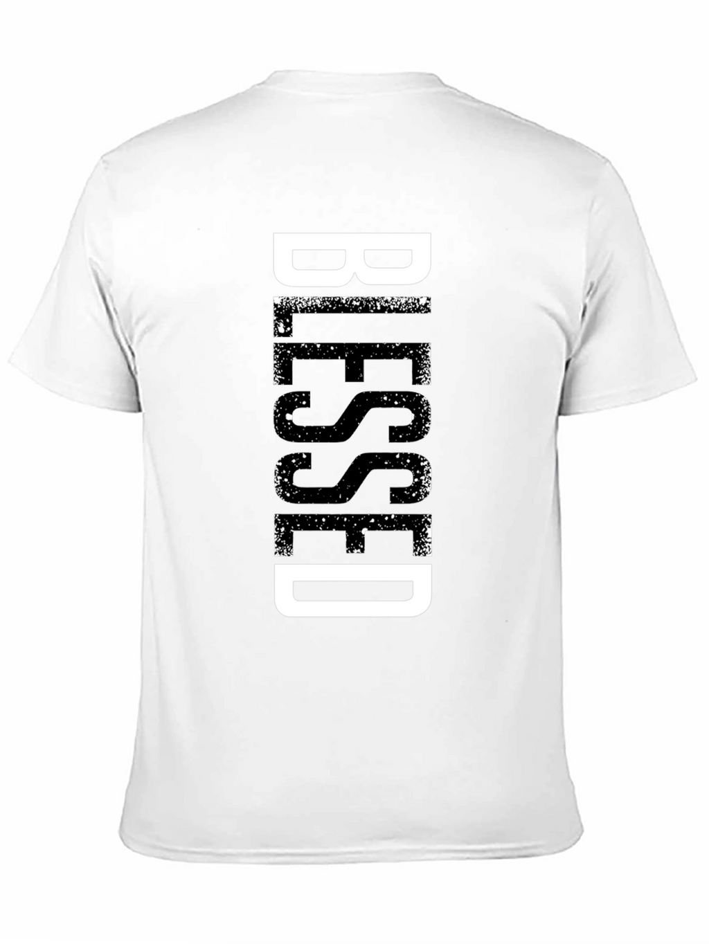Blessed Graphic Print Black T-Shirt