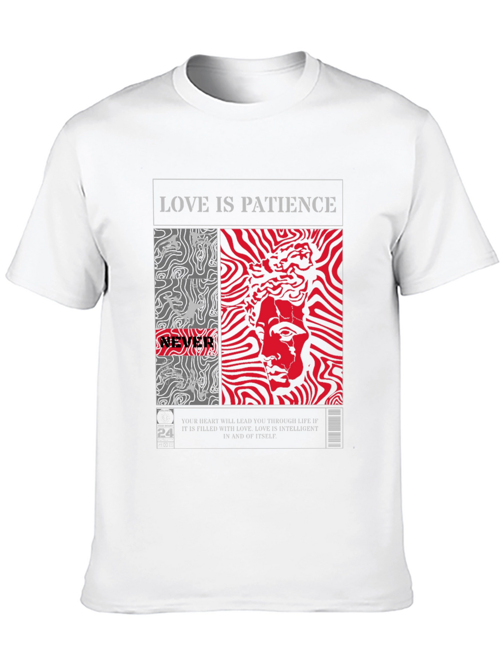 Love is Patience Graphic Tee - Black