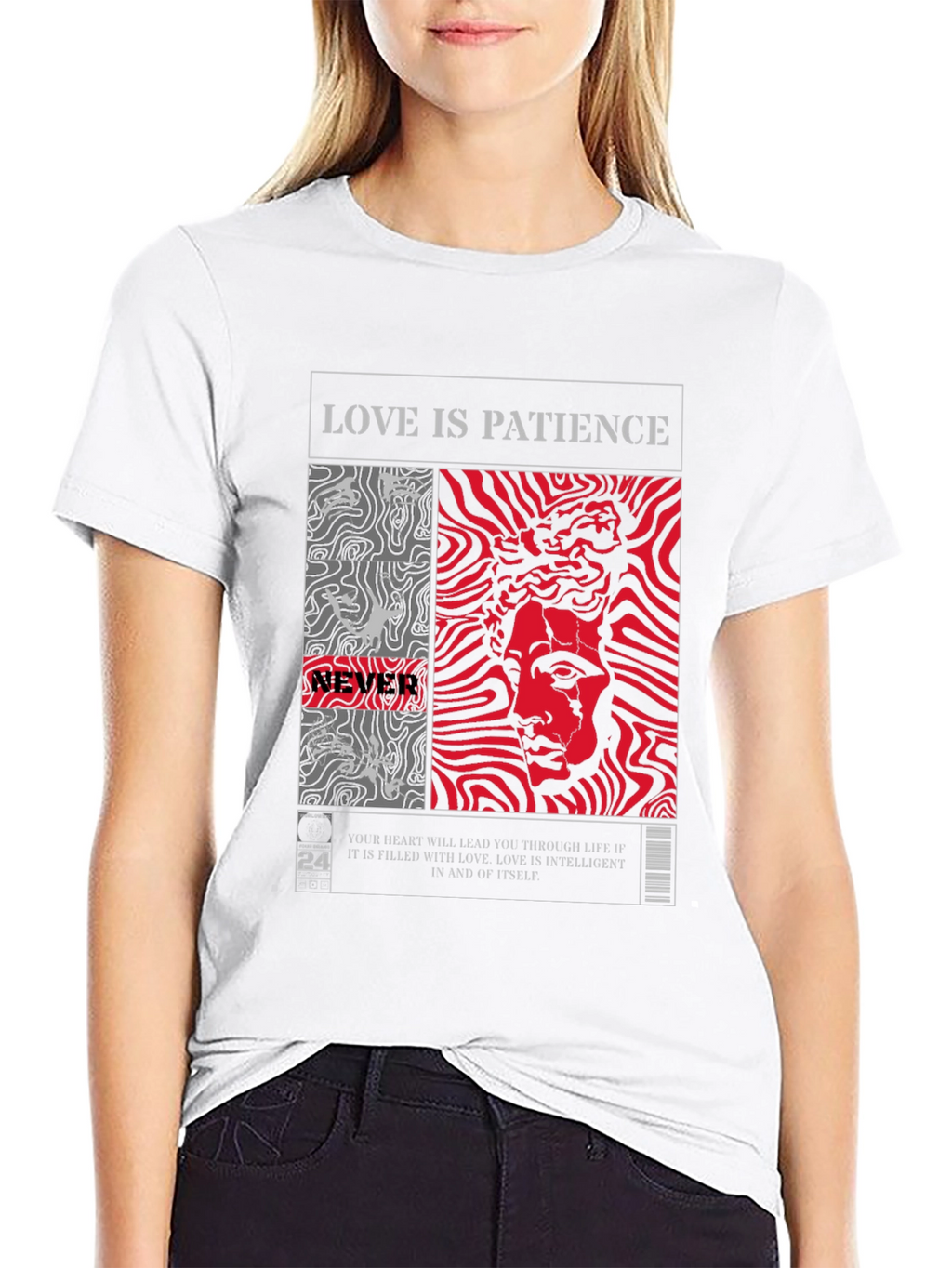 Love is Patience Graphic Tee - Black