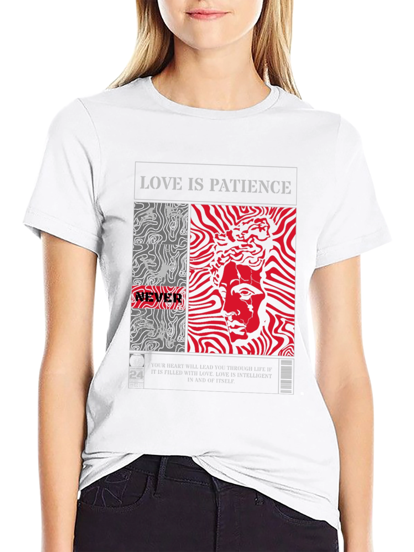 Love is Patience Graphic Tee - Black