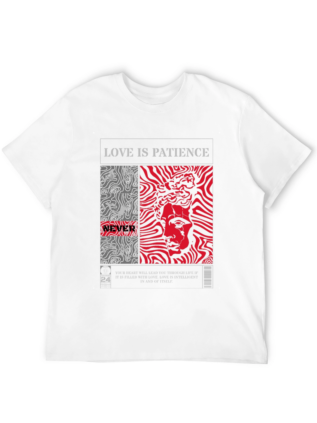 Love is Patience Graphic Tee - Black