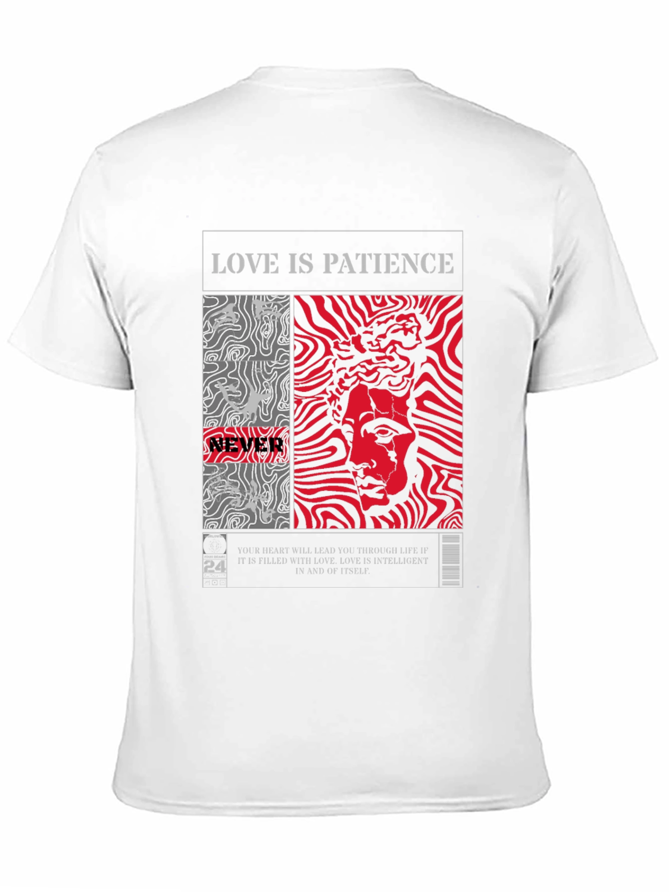 Love is Patience Graphic Tee - Black