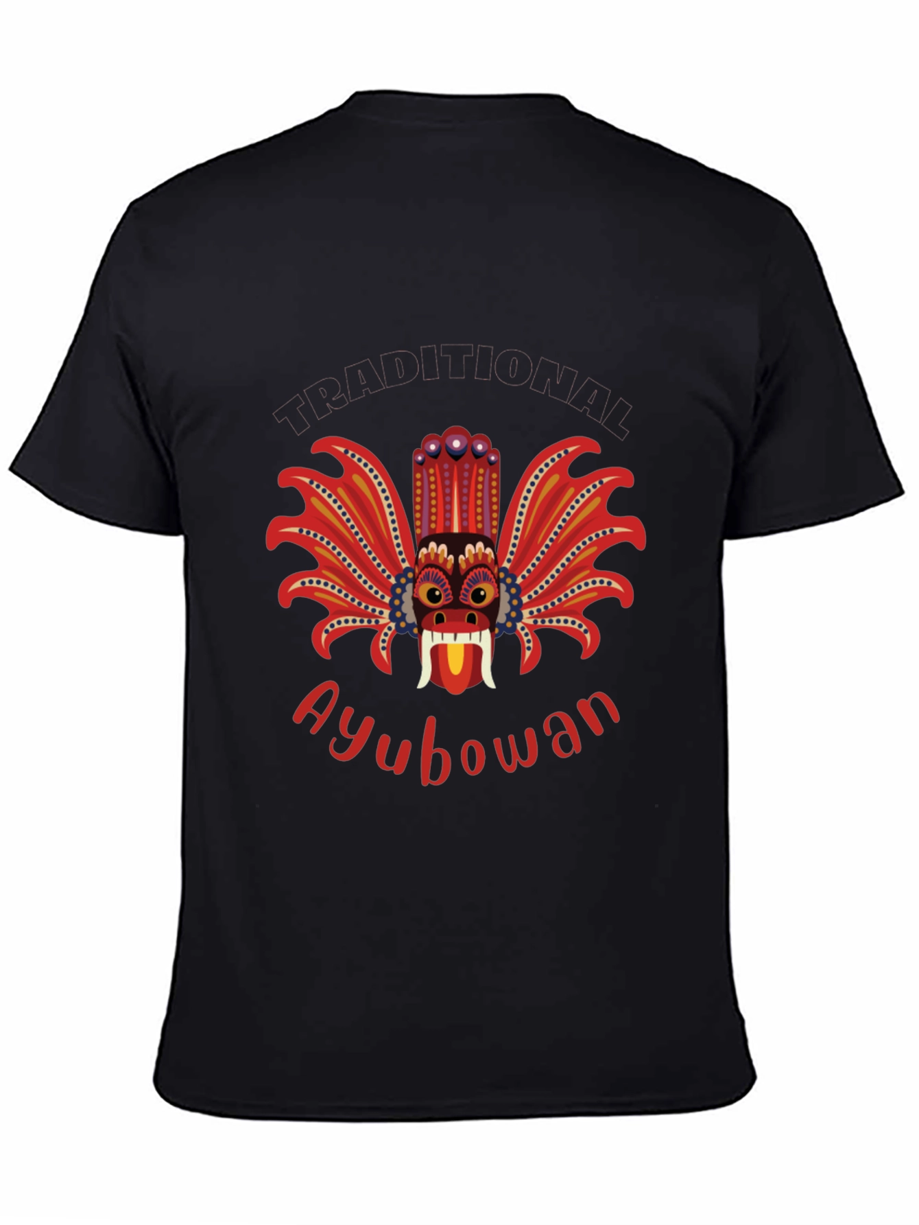 Ayubowan Devil Mask Graphic T-Shirt