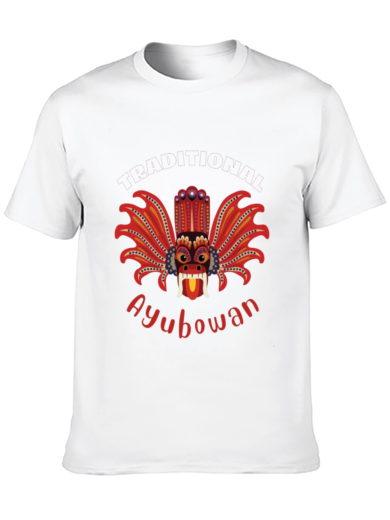 Ayubowan Devil Mask Graphic T-Shirt