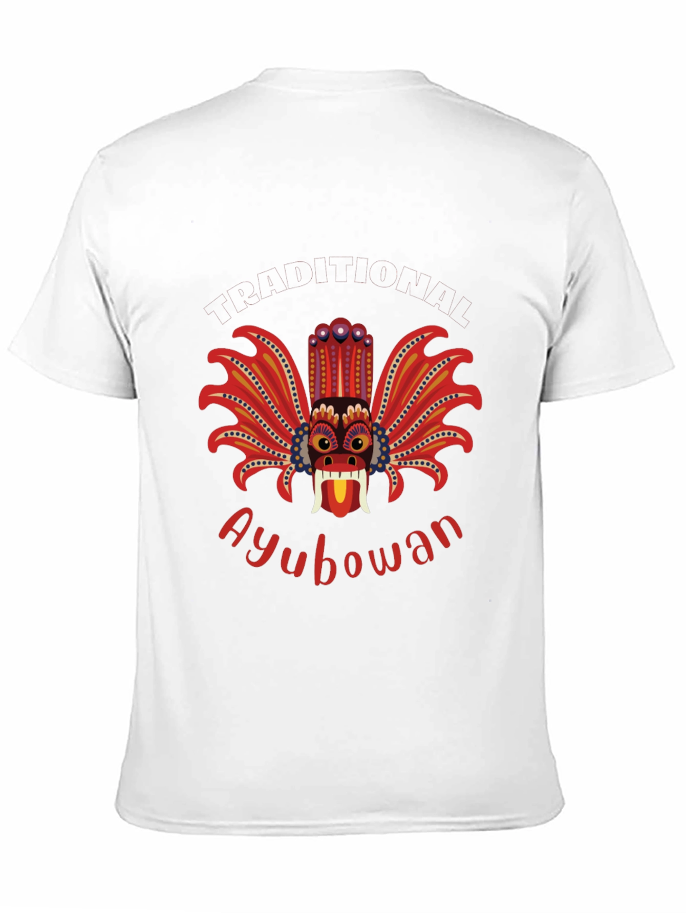 Ayubowan Devil Mask Graphic T-Shirt