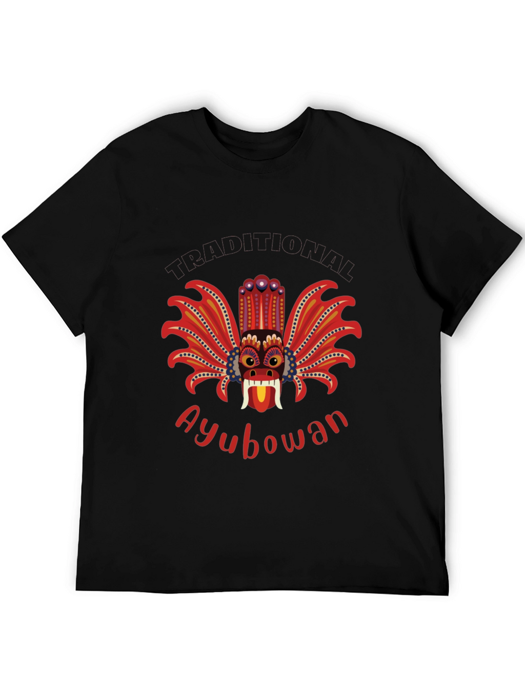 Ayubowan Devil Mask Graphic T-Shirt
