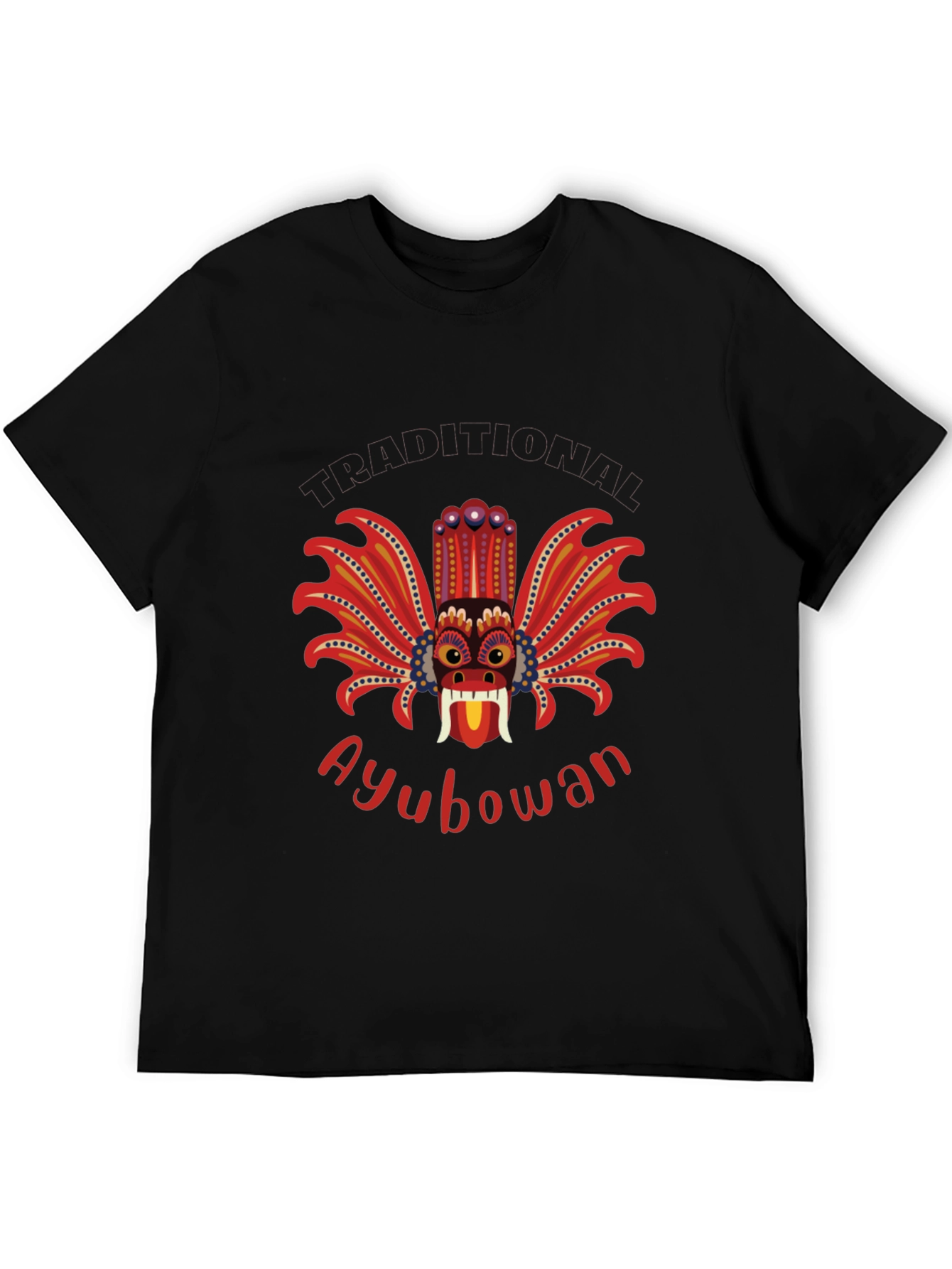 Ayubowan Devil Mask Graphic T-Shirt