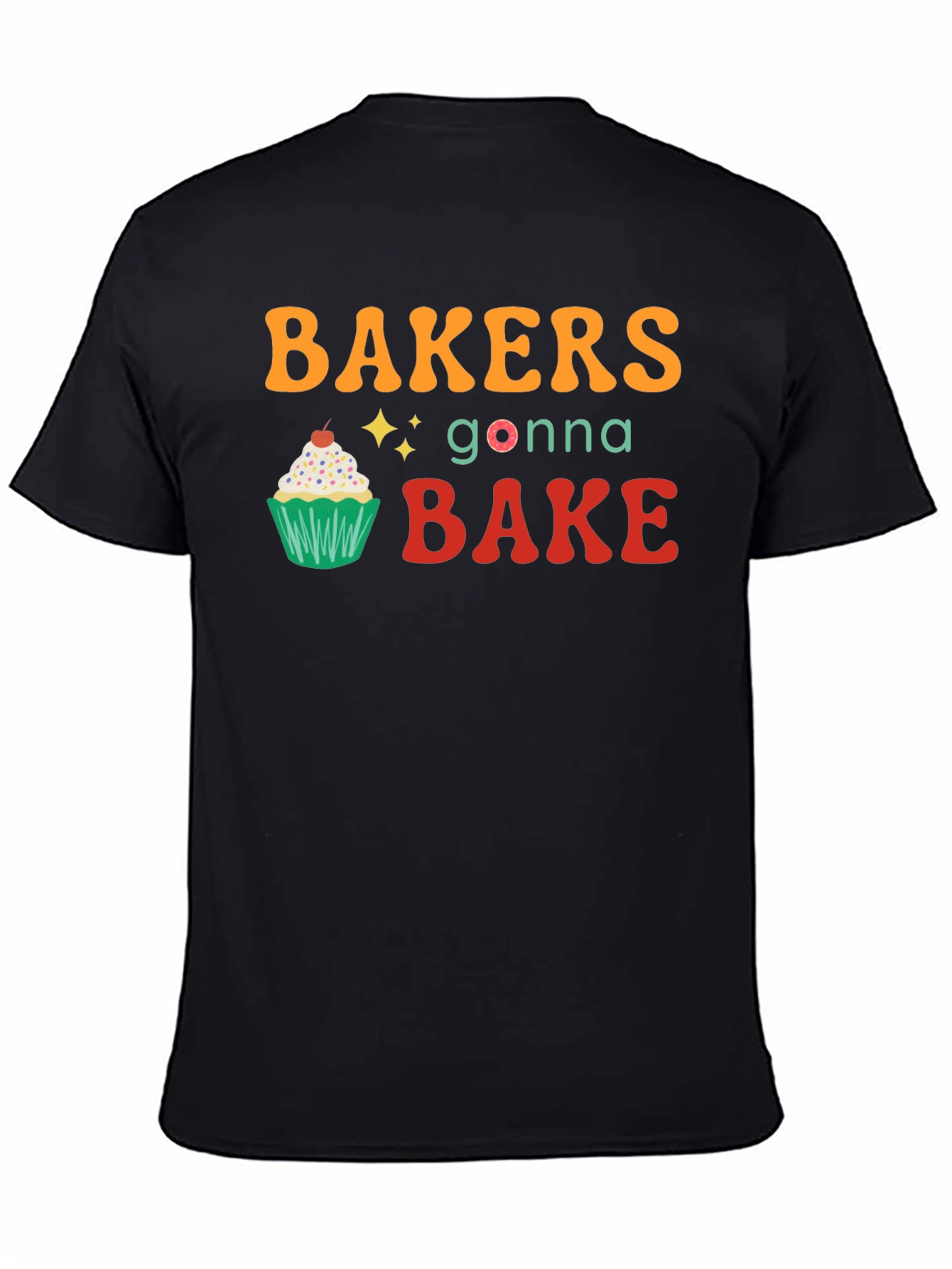 Bakers Gonna Bake Black Graphic Tee