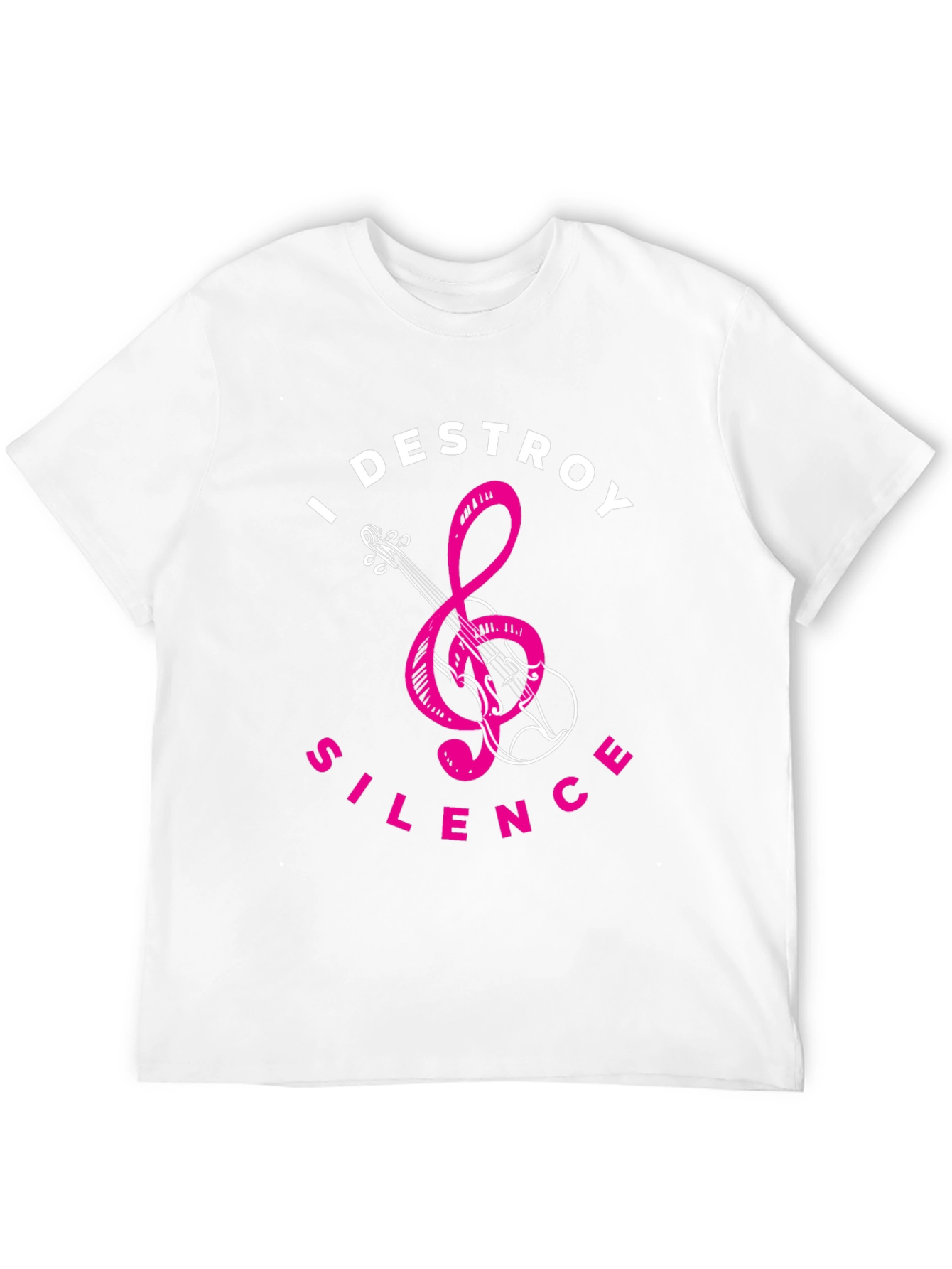 I Destroy Silence Black Graphic Tee