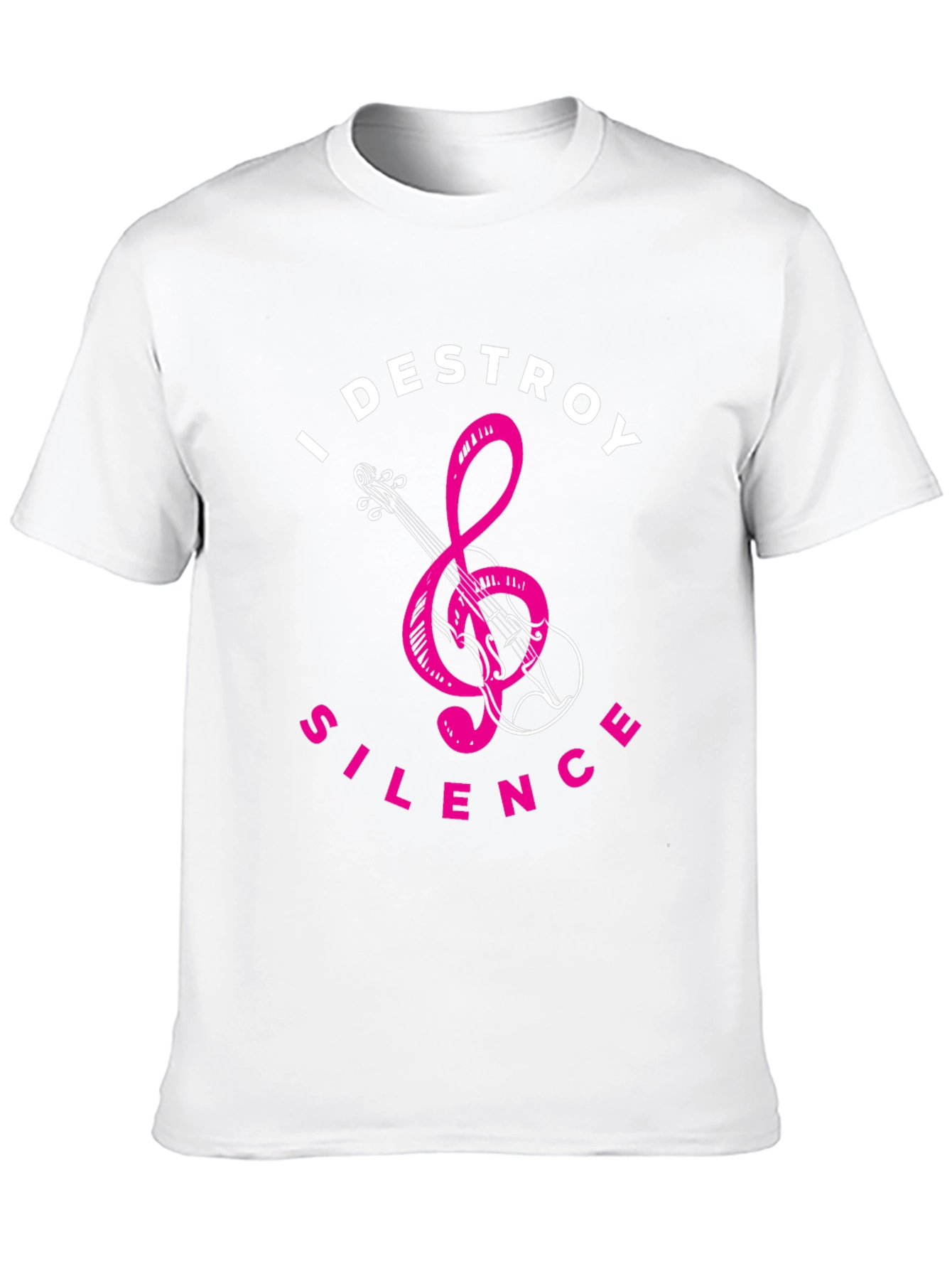 I Destroy Silence Black Graphic Tee
