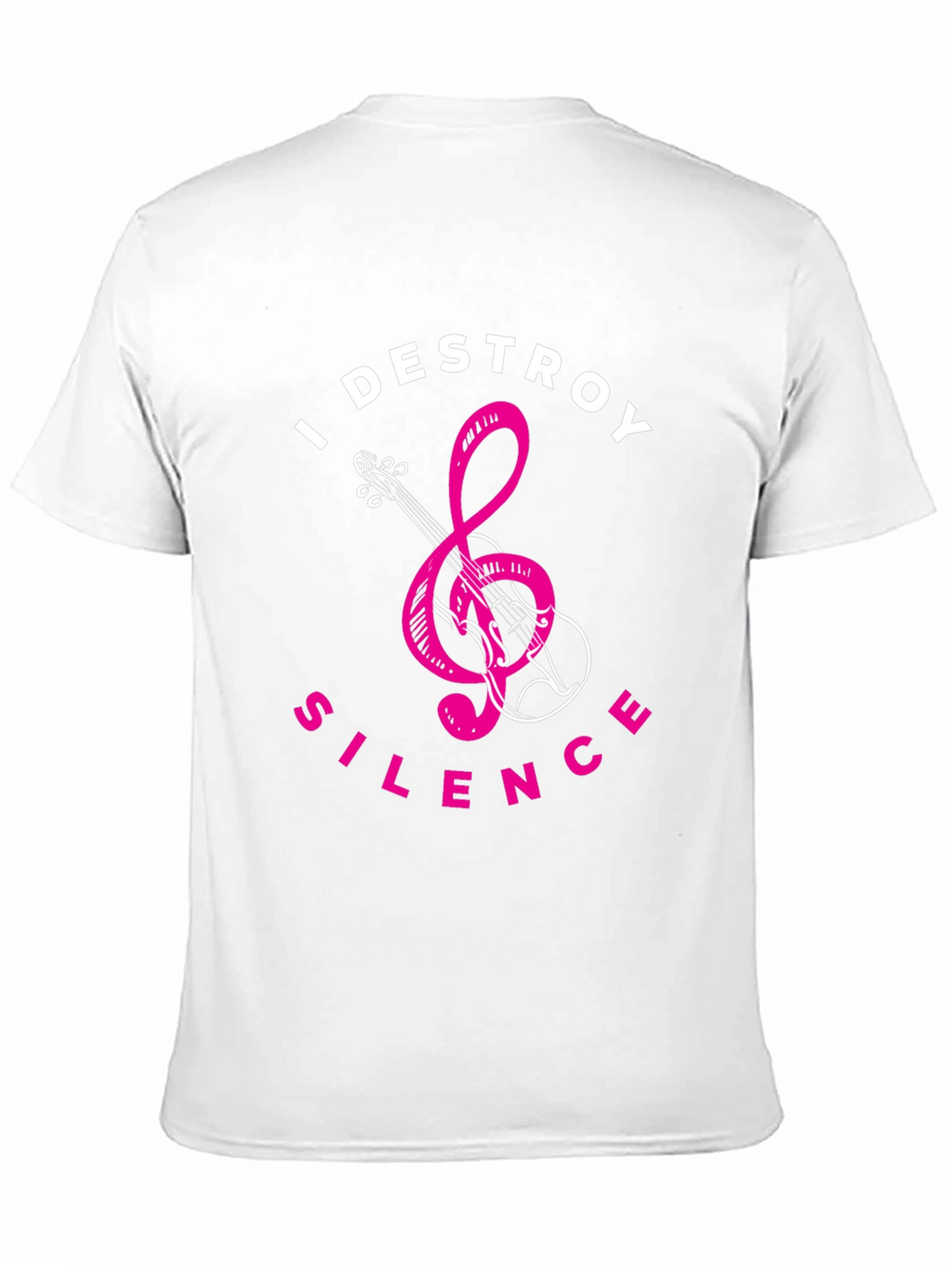 I Destroy Silence Black Graphic Tee
