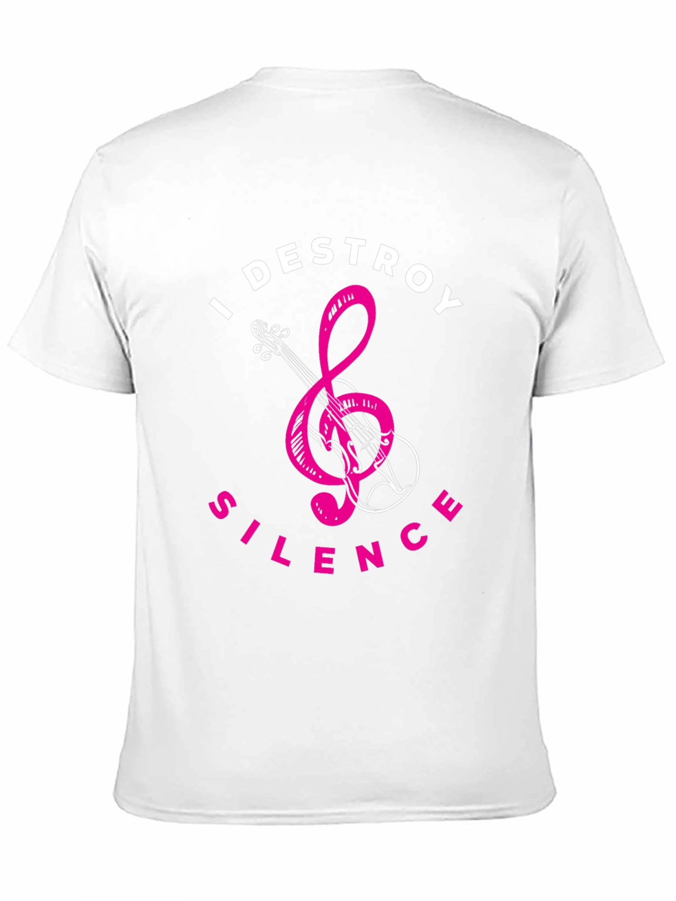 I Destroy Silence Black Graphic Tee
