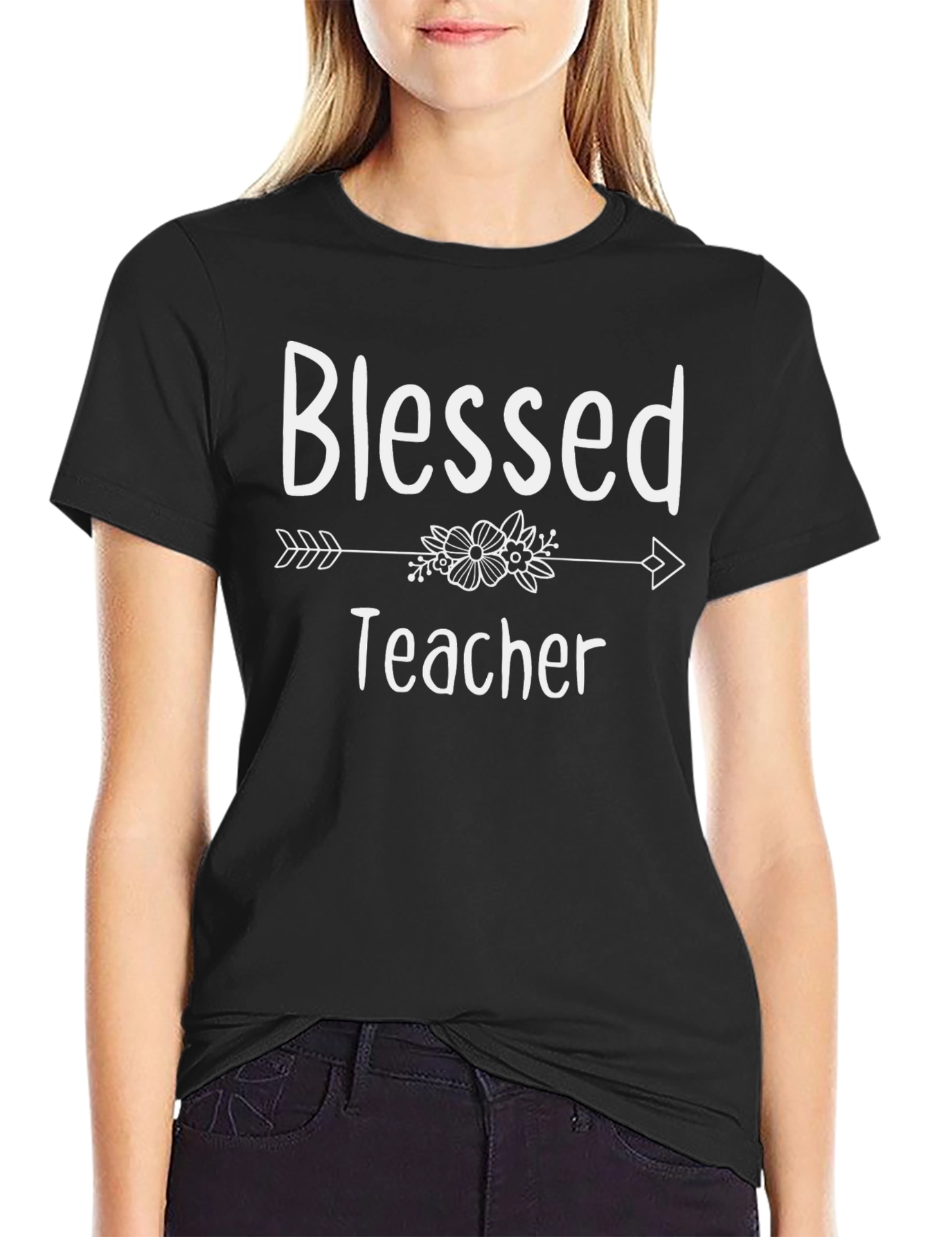 Blessed Teacher Graphic Tee - Unisex Crew Neck