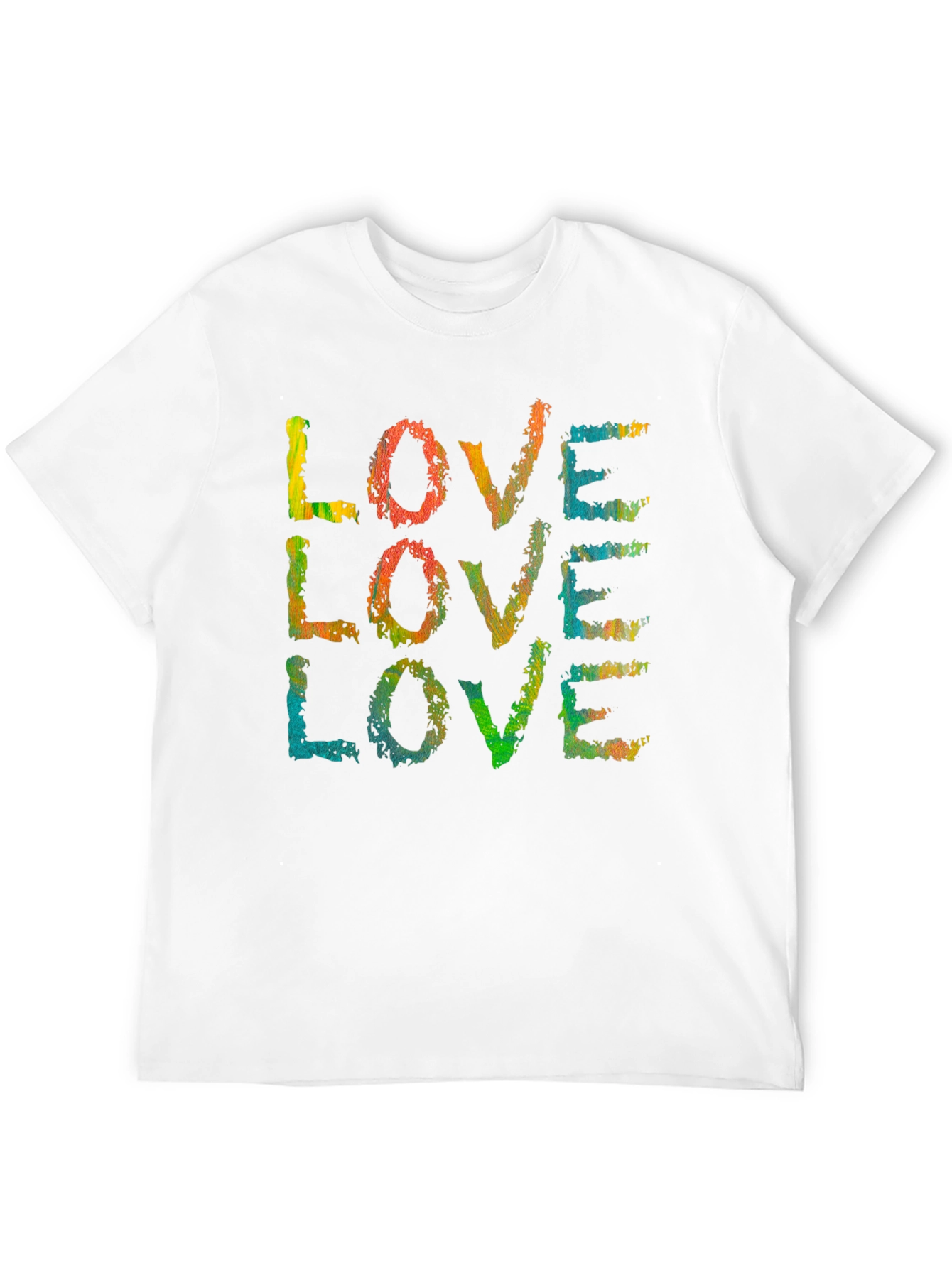 Colorful Love Graphic T-Shirt
