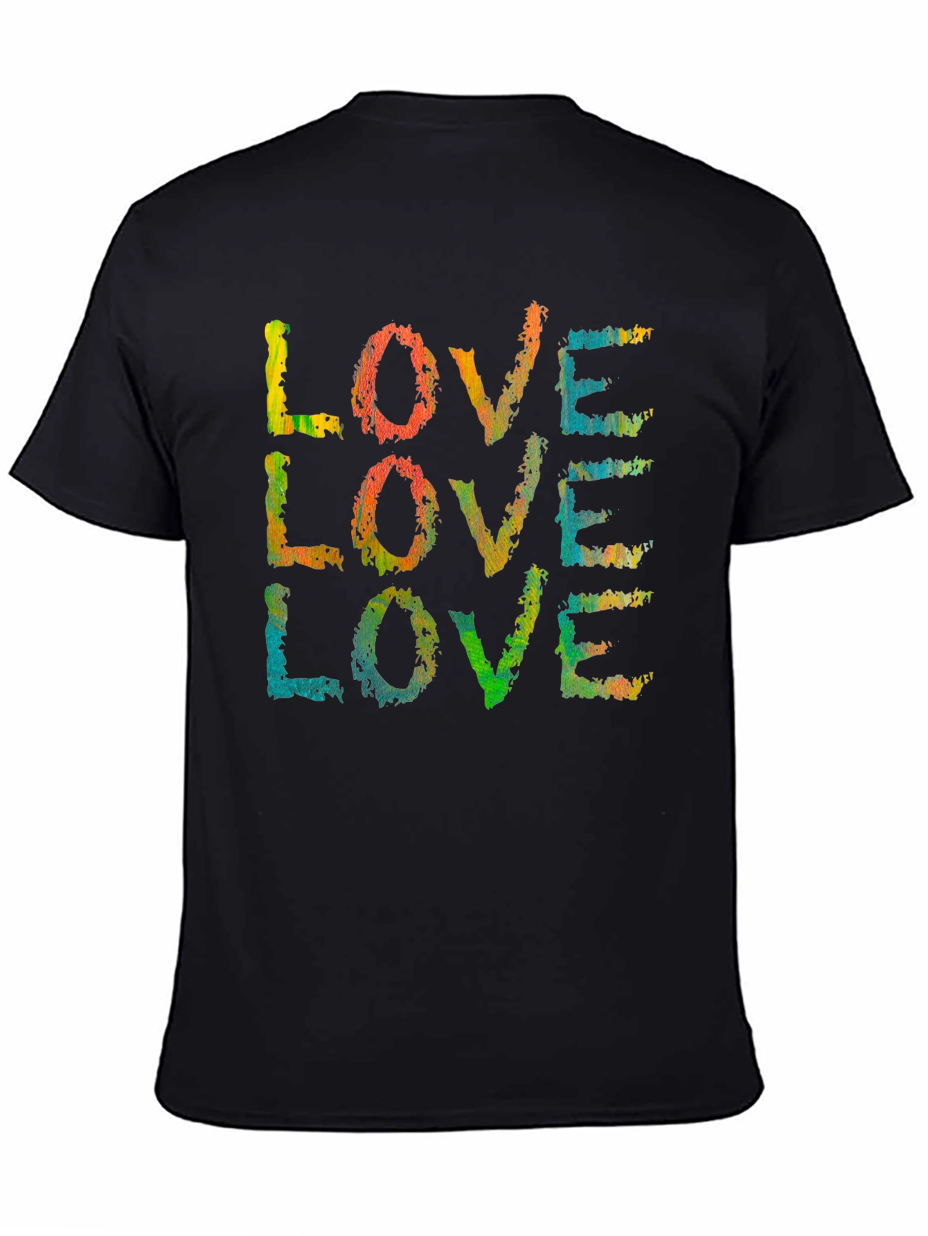 Colorful Love Graphic T-Shirt