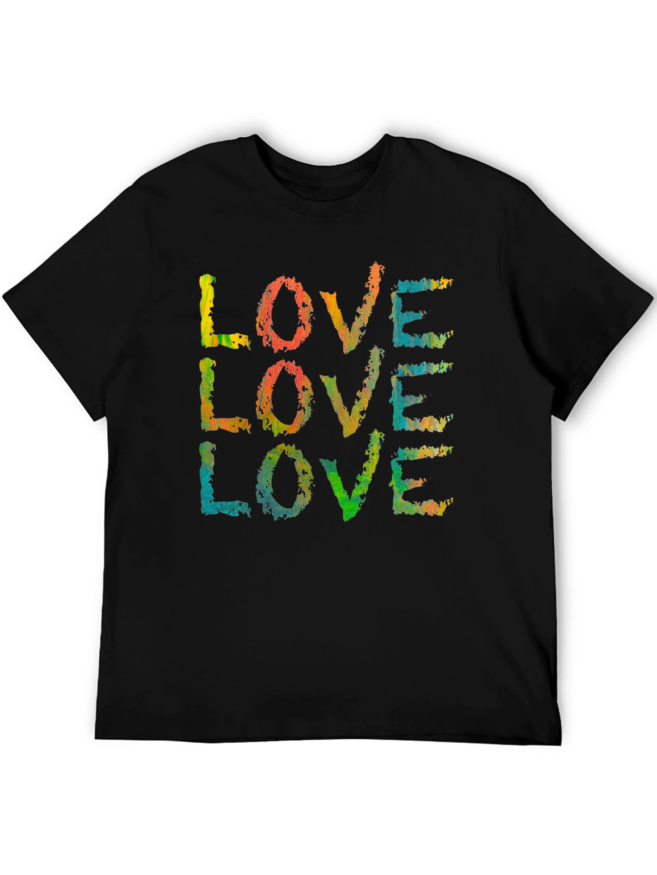 Colorful Love Graphic T-Shirt