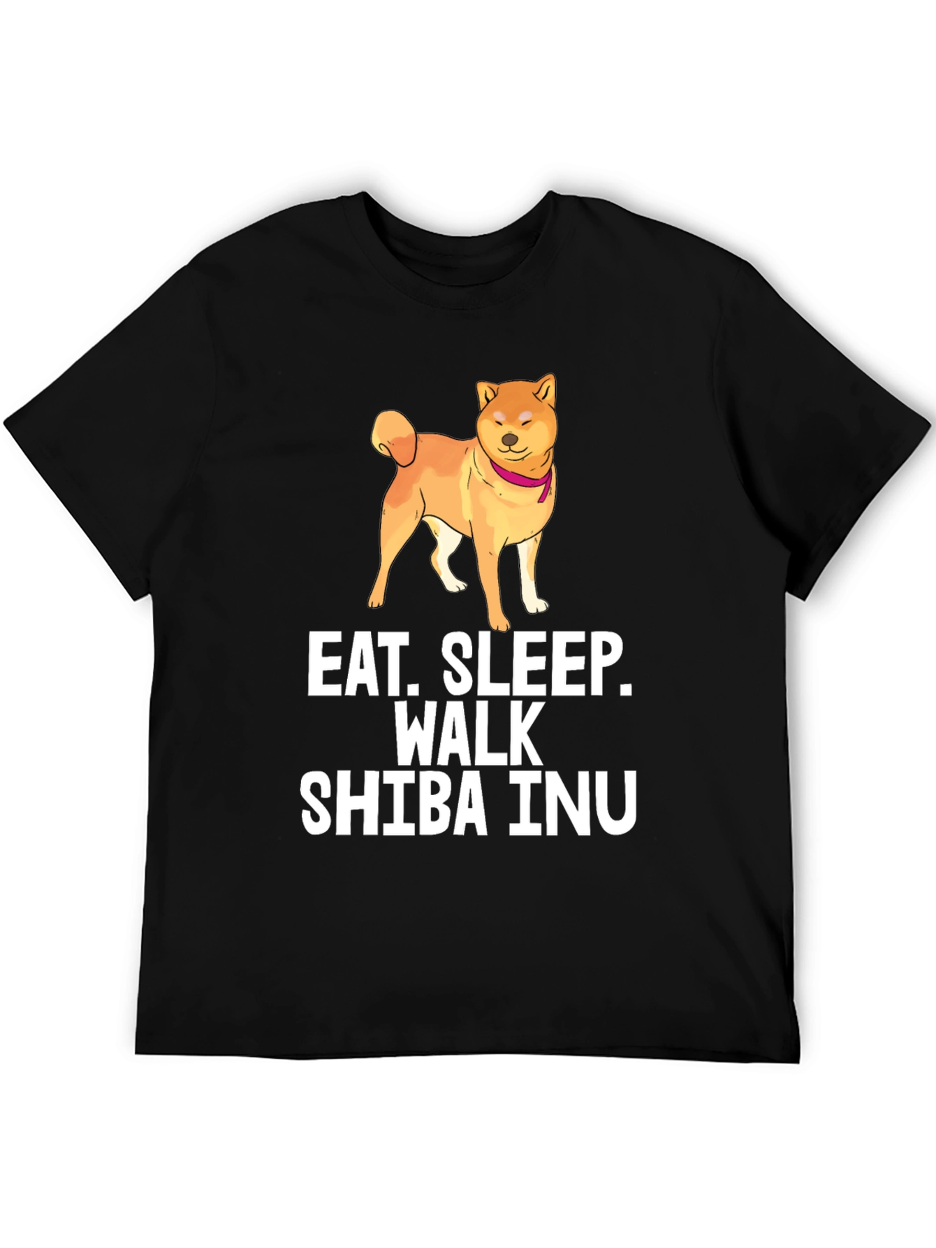 Eat Sleep Walk Shiba Inu T-Shirt