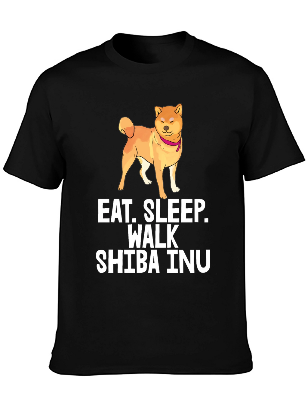 Eat Sleep Walk Shiba Inu T-Shirt