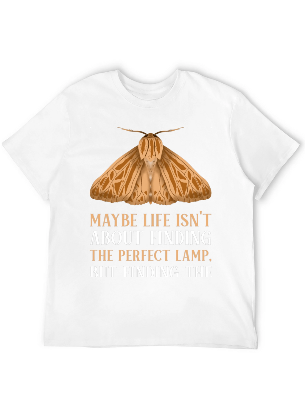 Moth Lamp Funny Graphic Tee