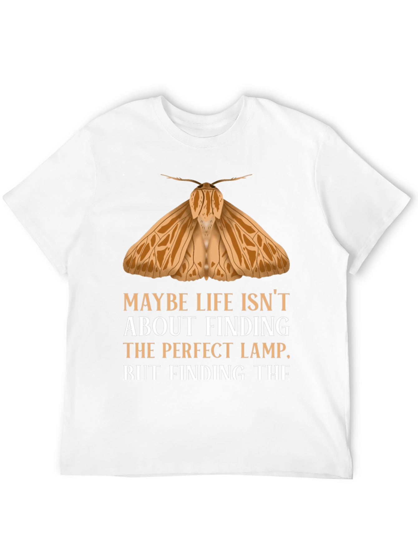 Moth Lamp Funny Graphic Tee