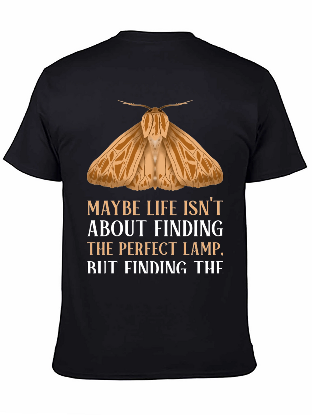 Moth Lamp Funny Graphic Tee