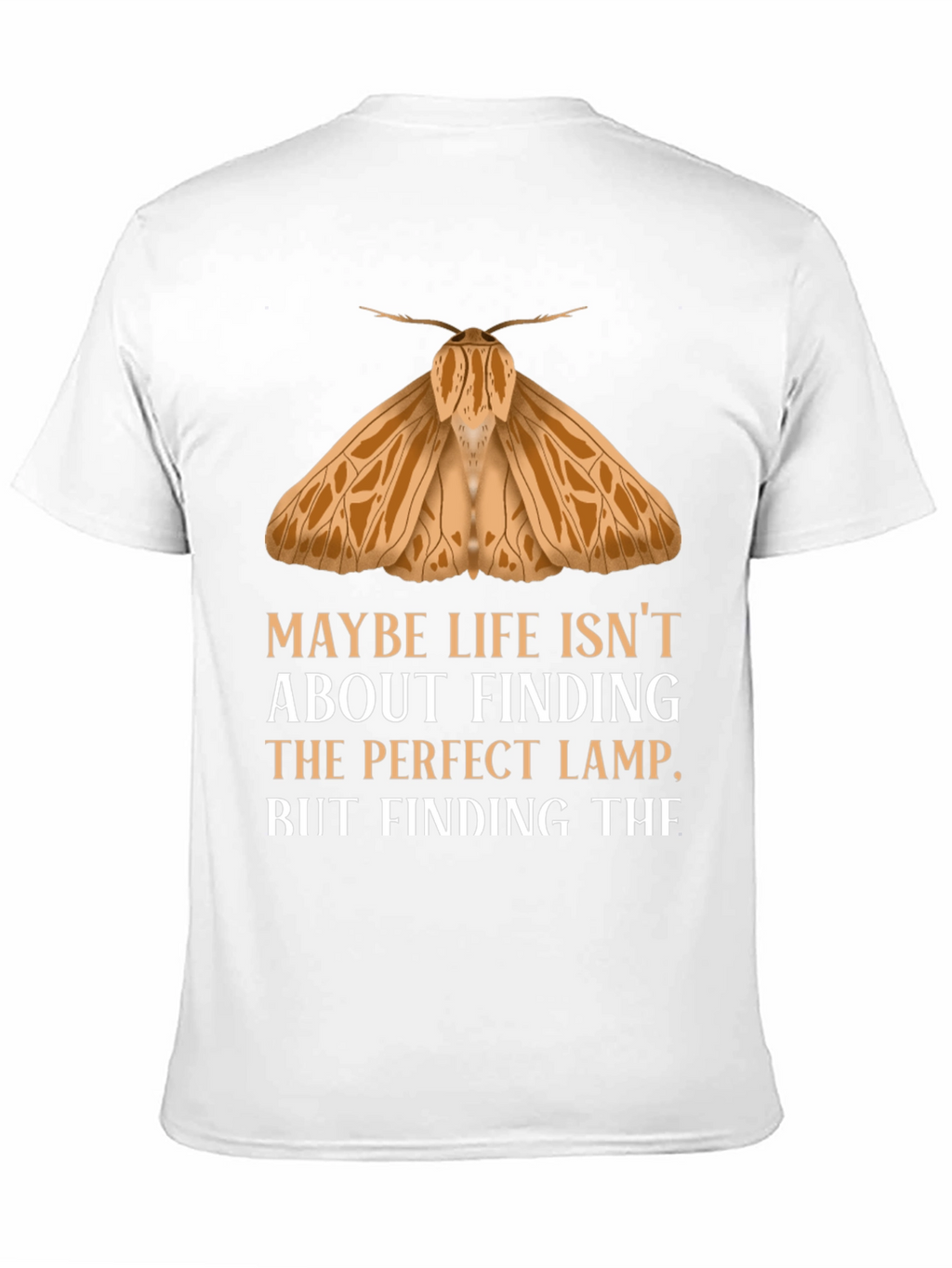Moth Lamp Funny Graphic Tee