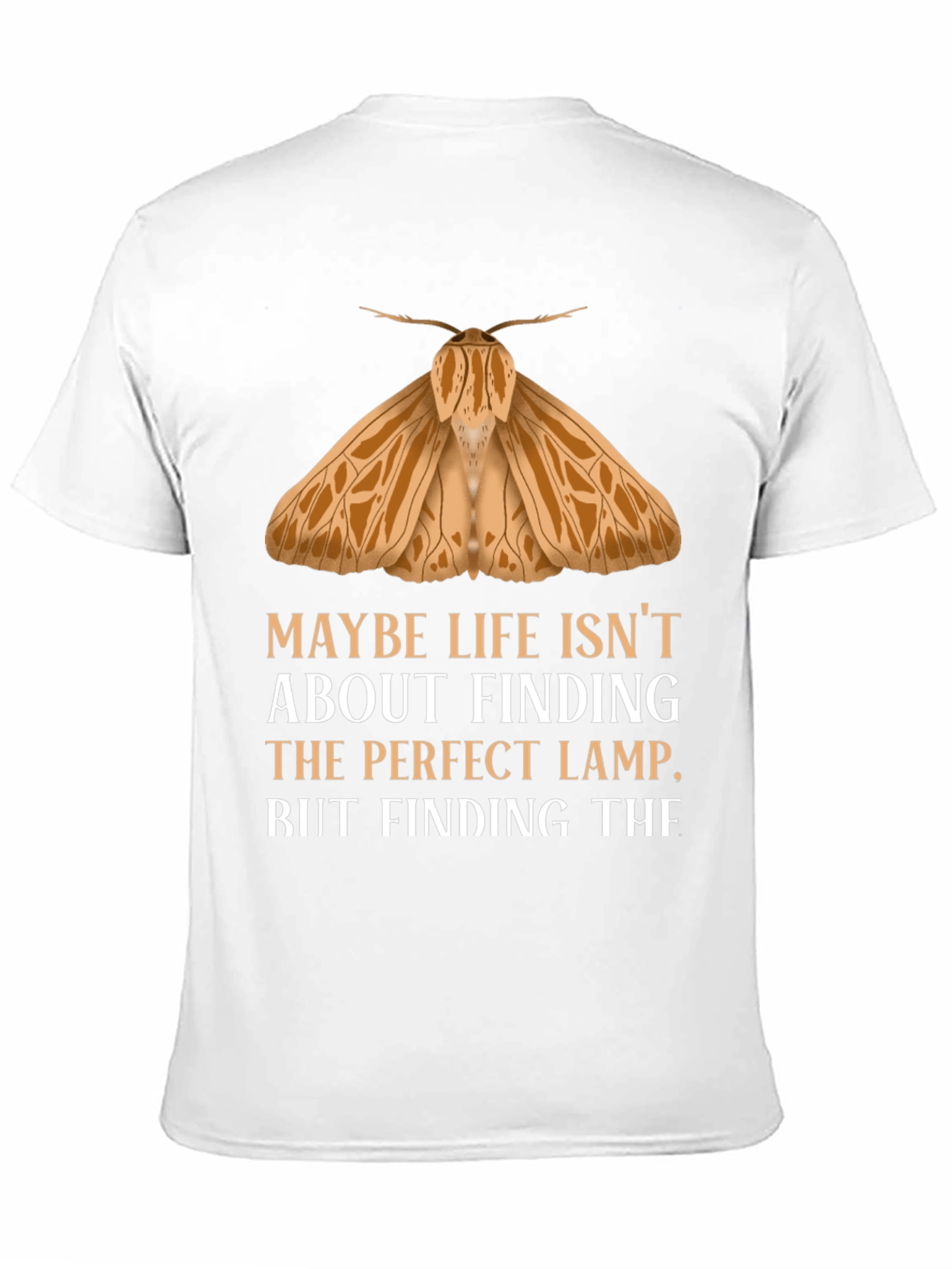 Moth Lamp Funny Graphic Tee