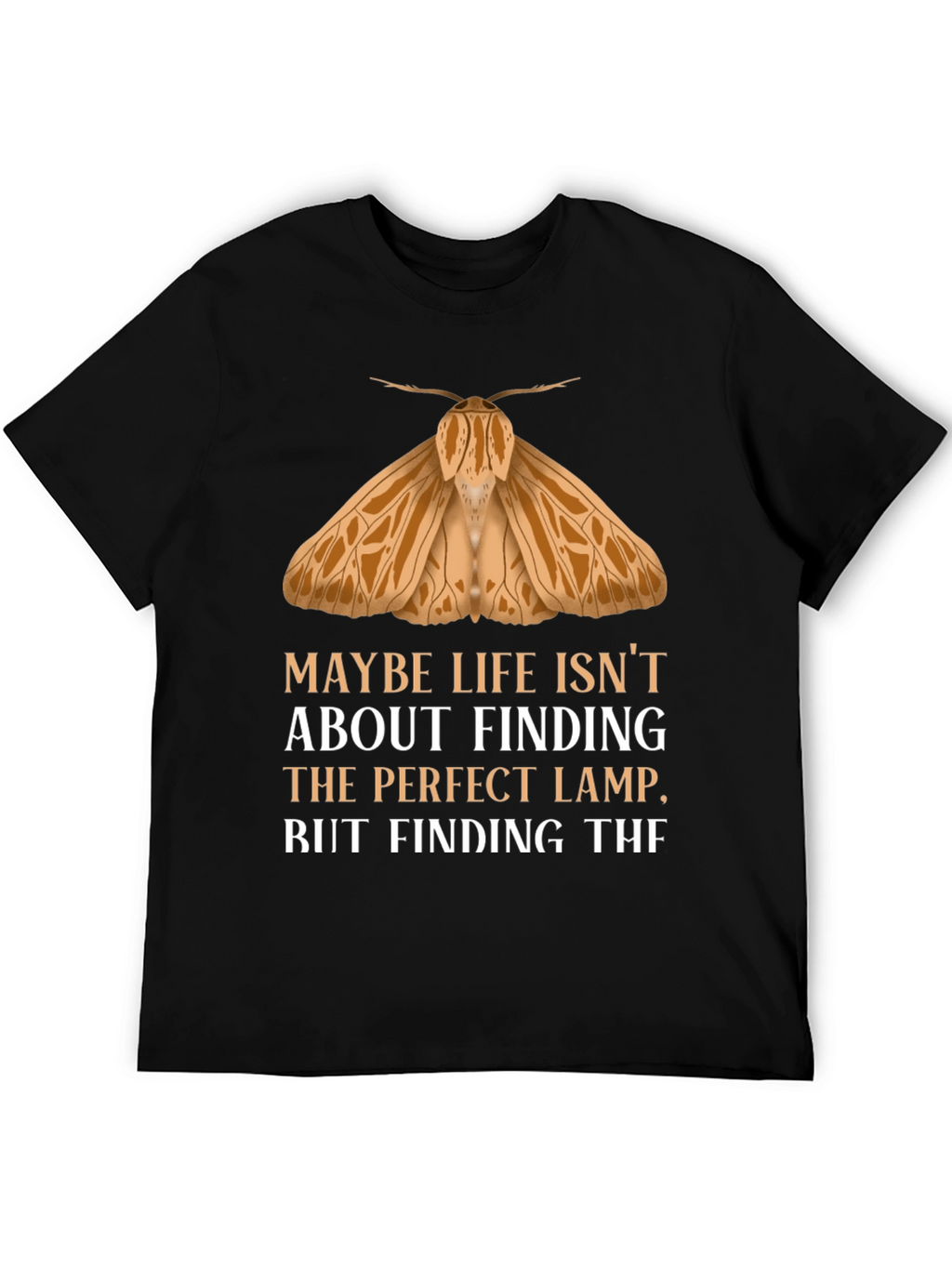 Moth Lamp Funny Graphic Tee