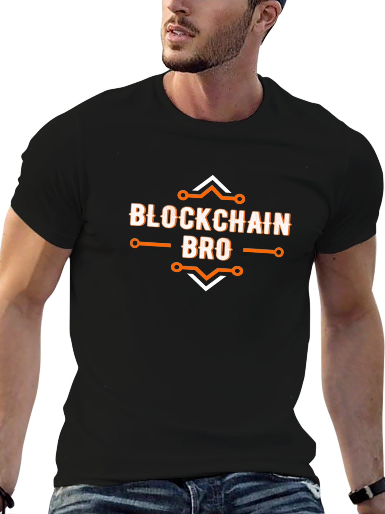 Blockchain Bro T-Shirt - Crypto Enthusiast Tee