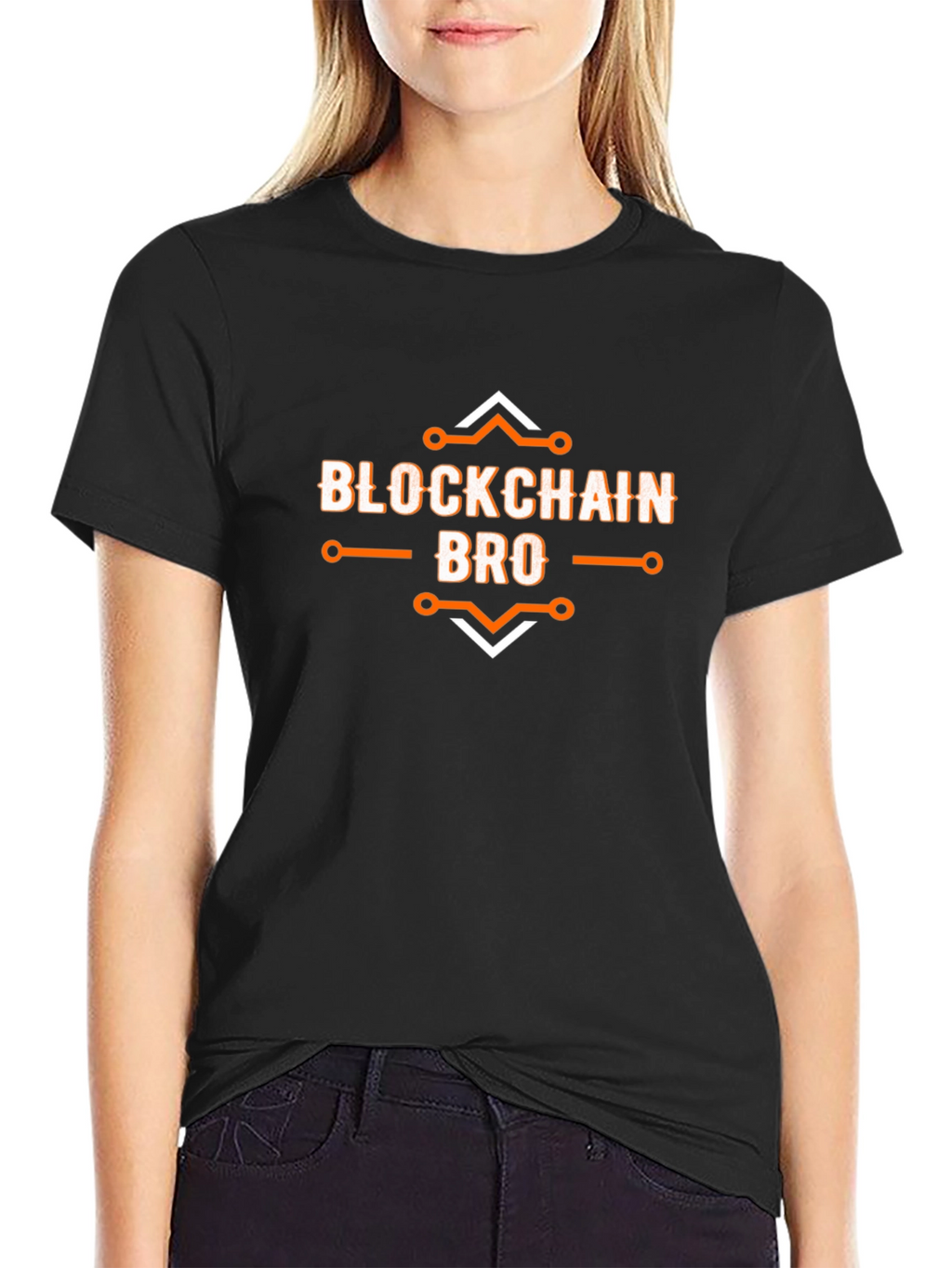 Blockchain Bro T-Shirt - Crypto Enthusiast Tee