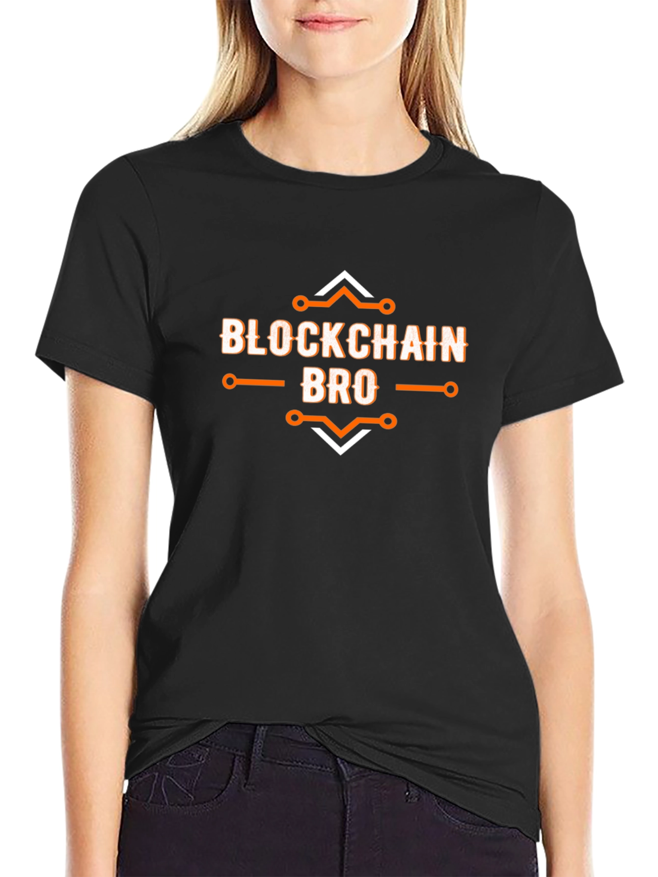 Blockchain Bro T-Shirt - Crypto Enthusiast Tee