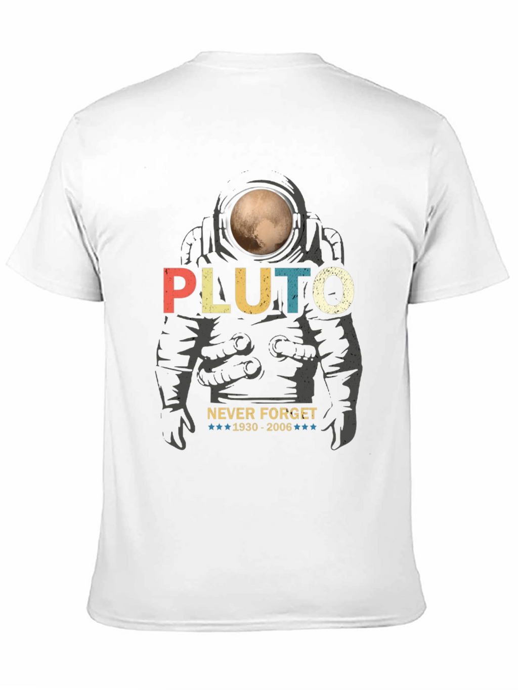 Pluto Never Forget Graphic Tee