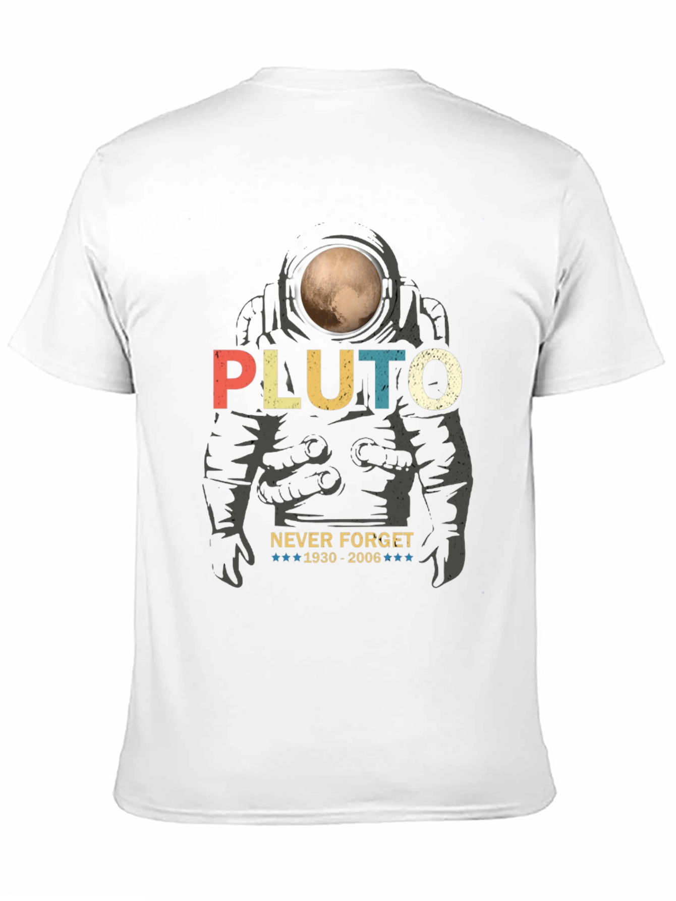Pluto Never Forget Graphic Tee