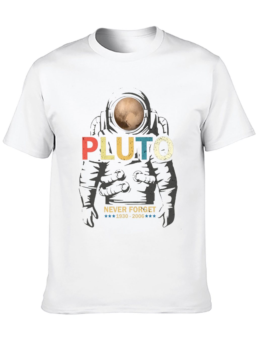 Pluto Never Forget Graphic Tee