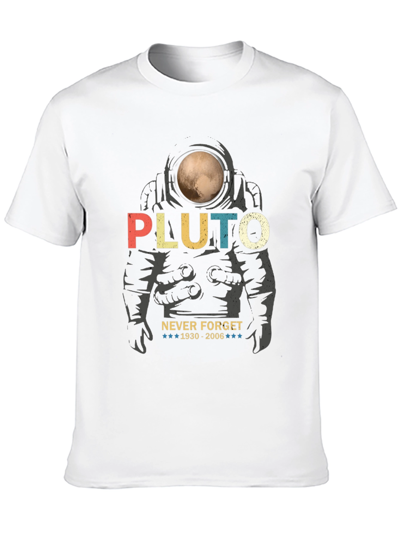 Pluto Never Forget Graphic Tee