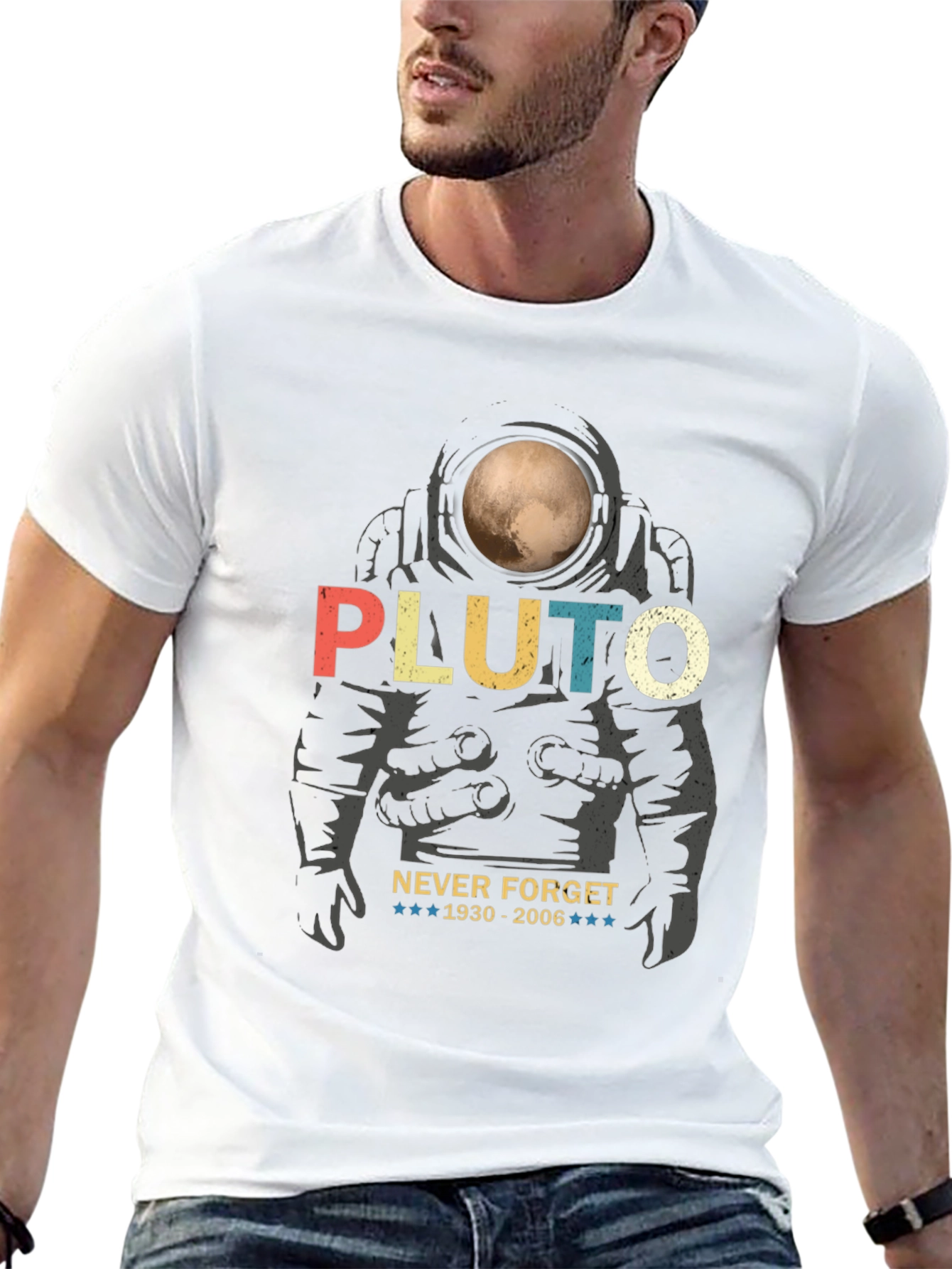 Pluto Never Forget Graphic Tee