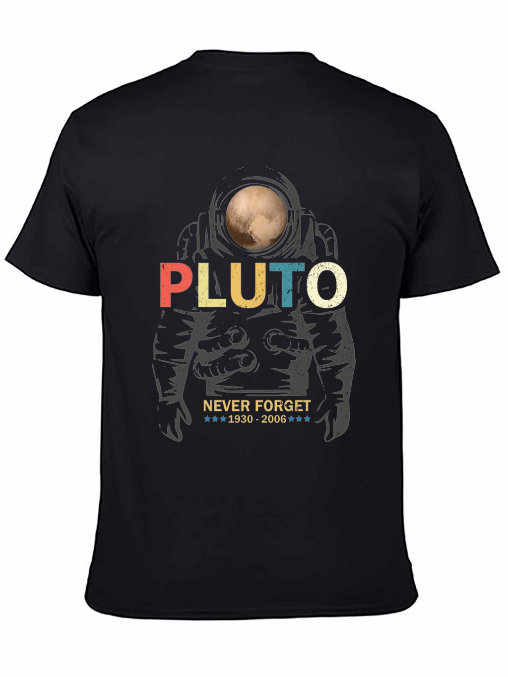Pluto Never Forget Graphic Tee
