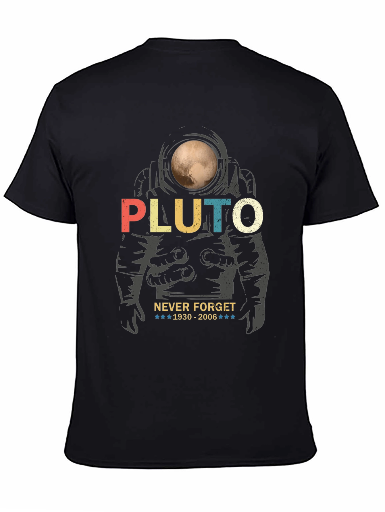 Pluto Never Forget Graphic Tee