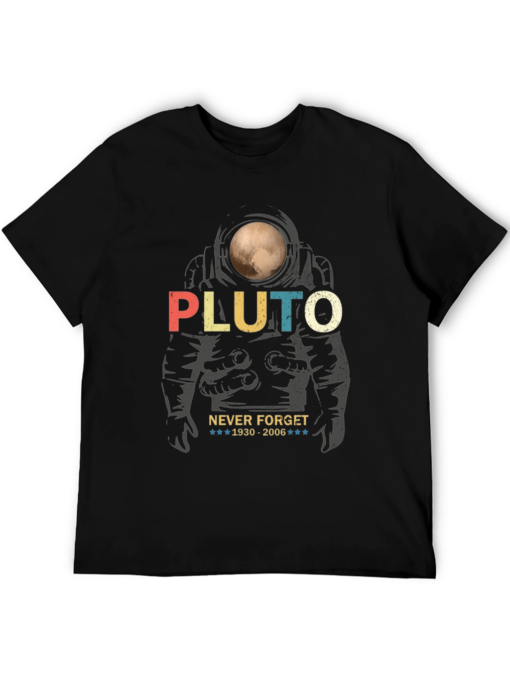 Pluto Never Forget Graphic Tee