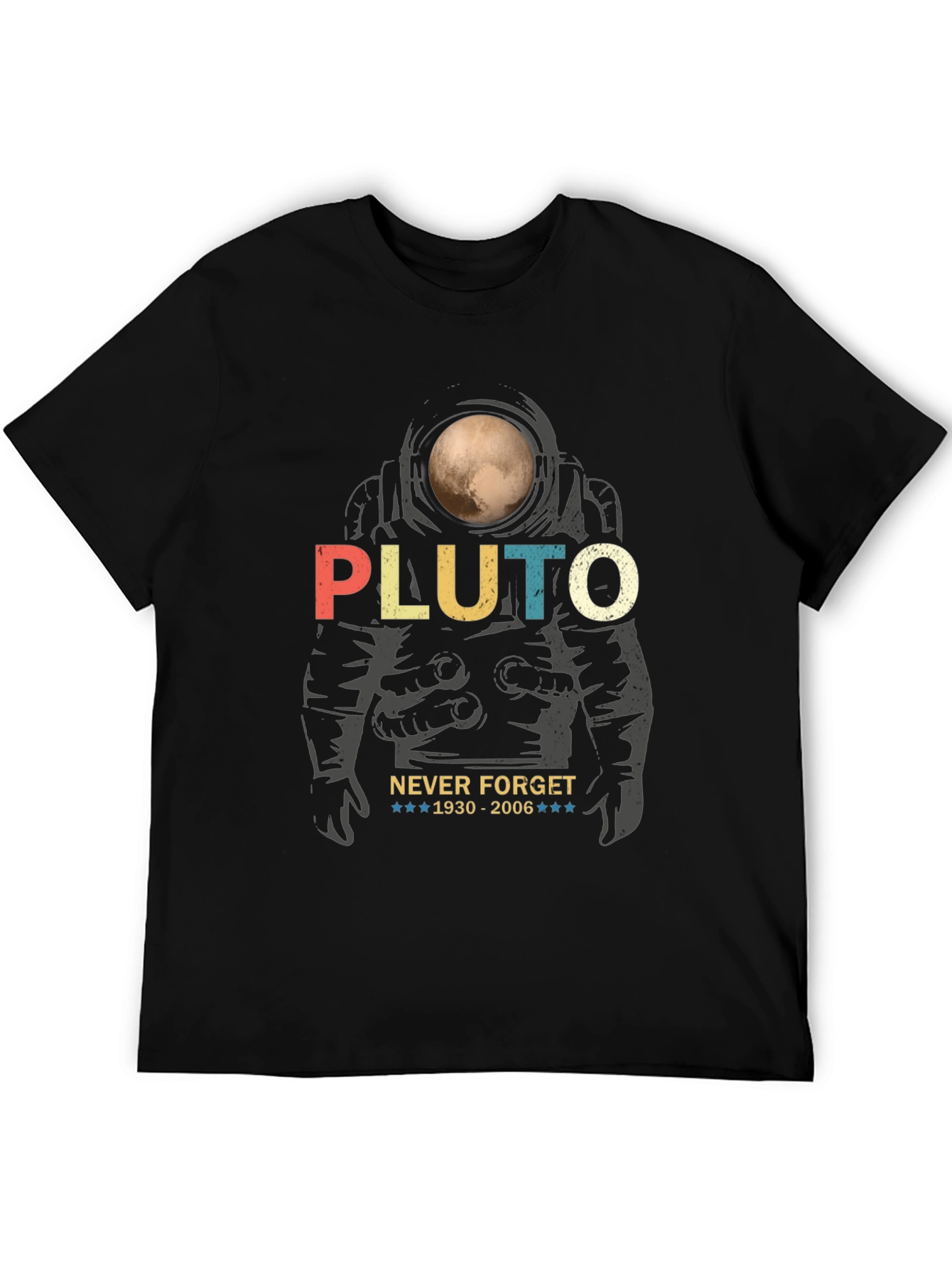Pluto Never Forget Graphic Tee