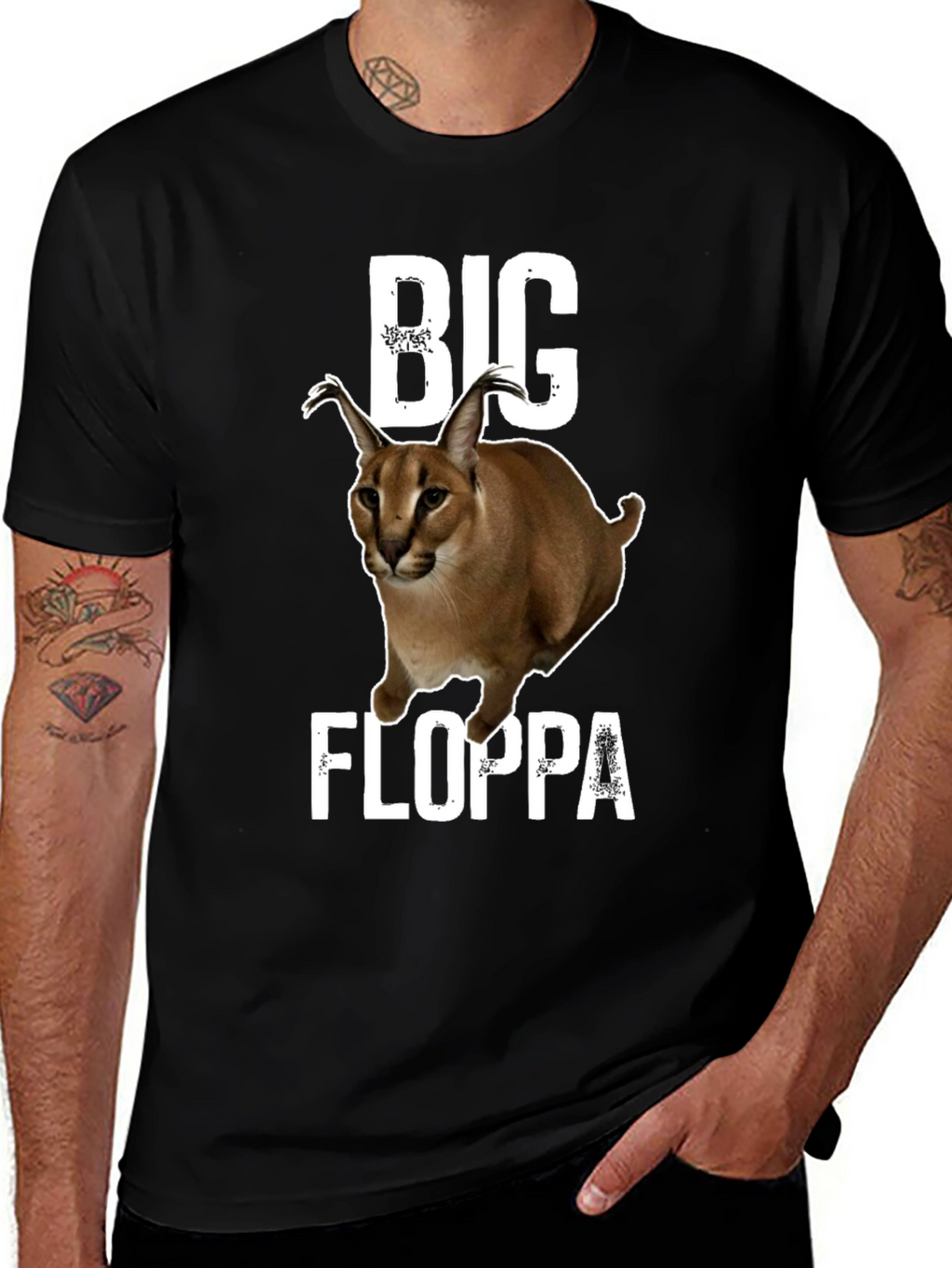 Big Floppa T-Shirt - Novelty Tee