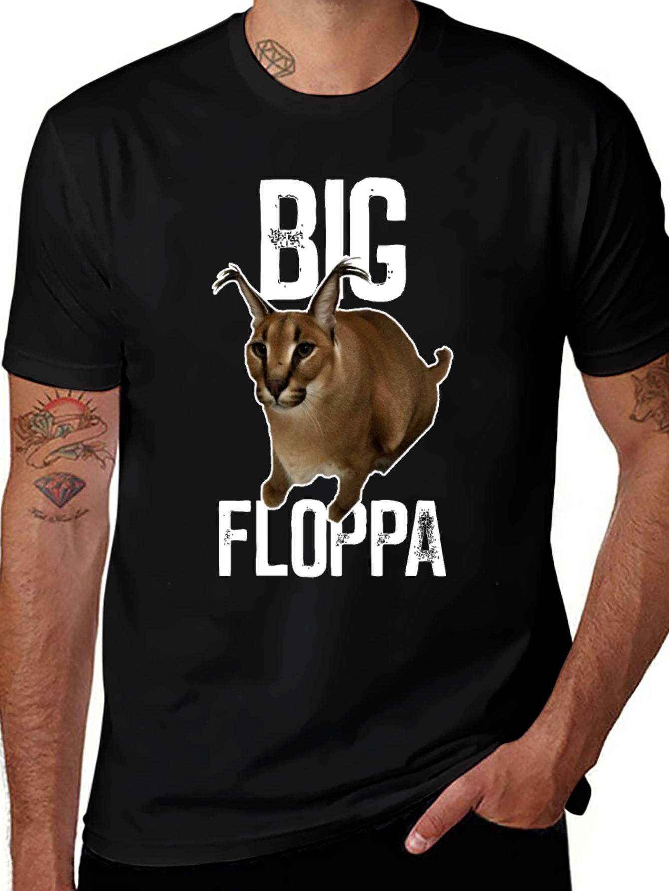 Big Floppa T-Shirt - Novelty Tee