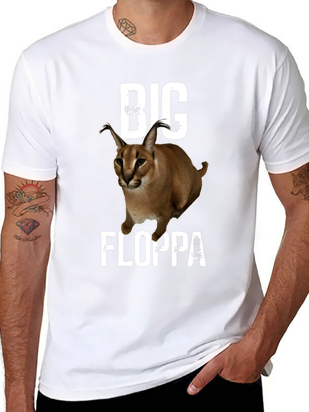 Big Floppa T-Shirt - Novelty Tee