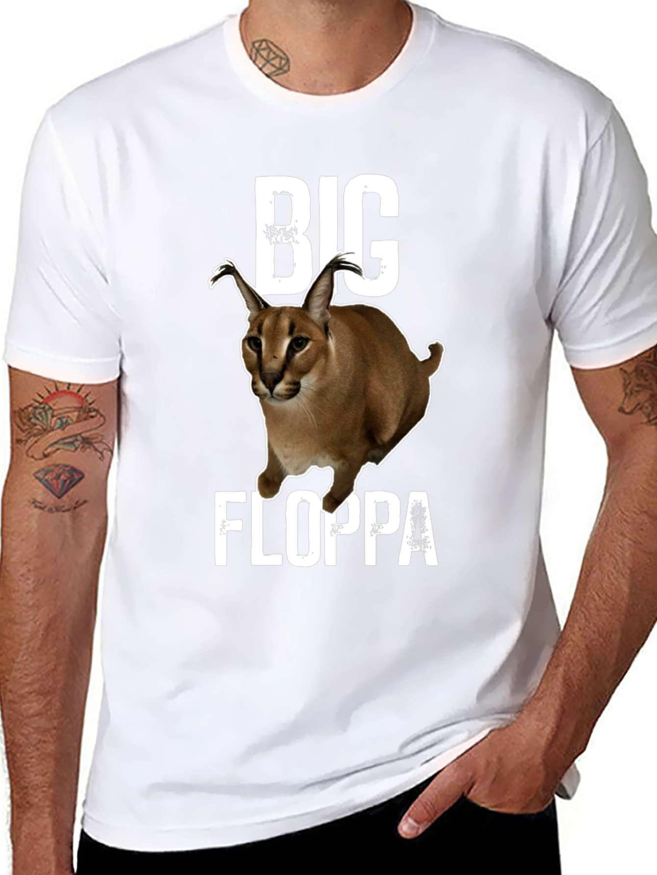 Big Floppa T-Shirt - Novelty Tee