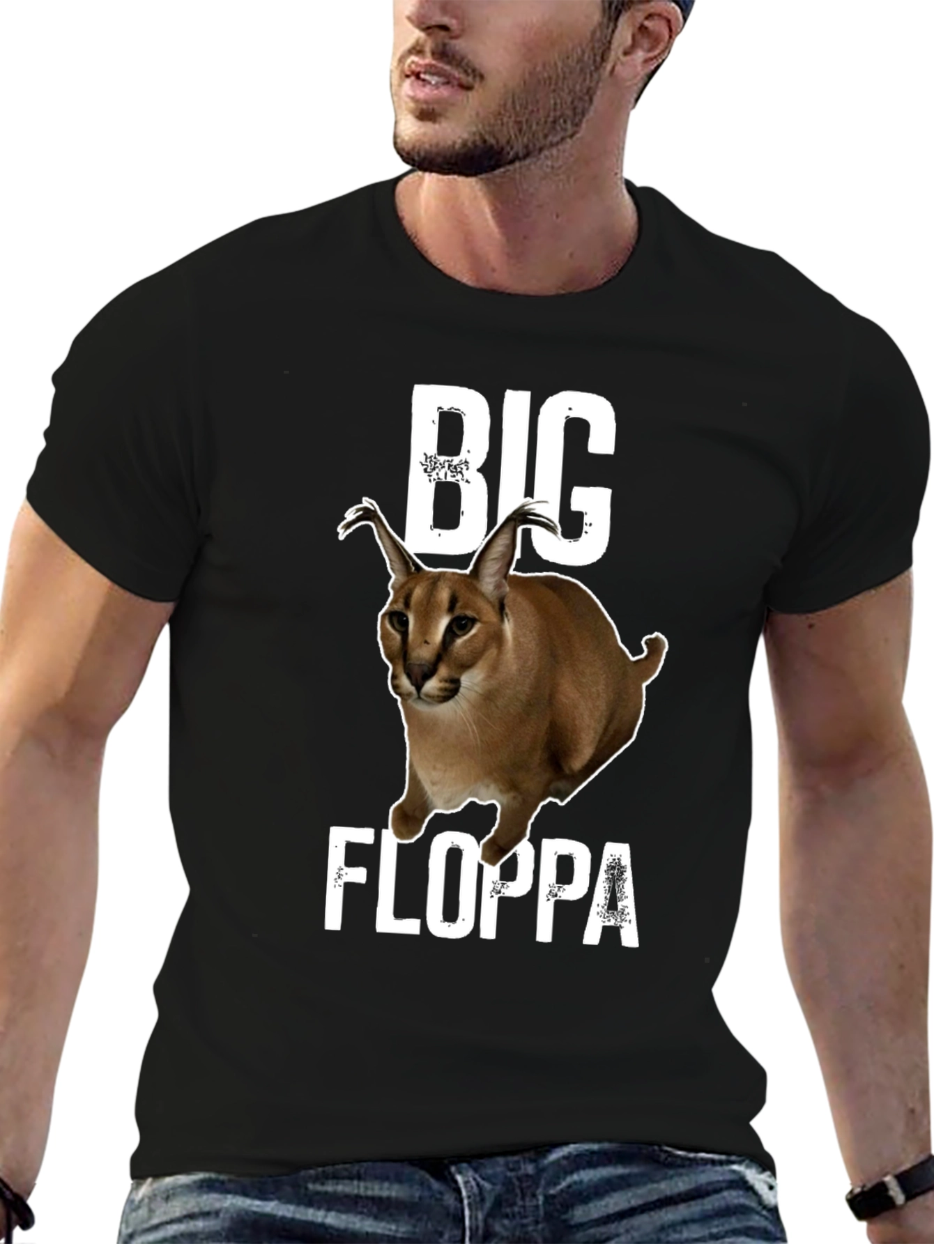 Big Floppa T-Shirt - Novelty Tee