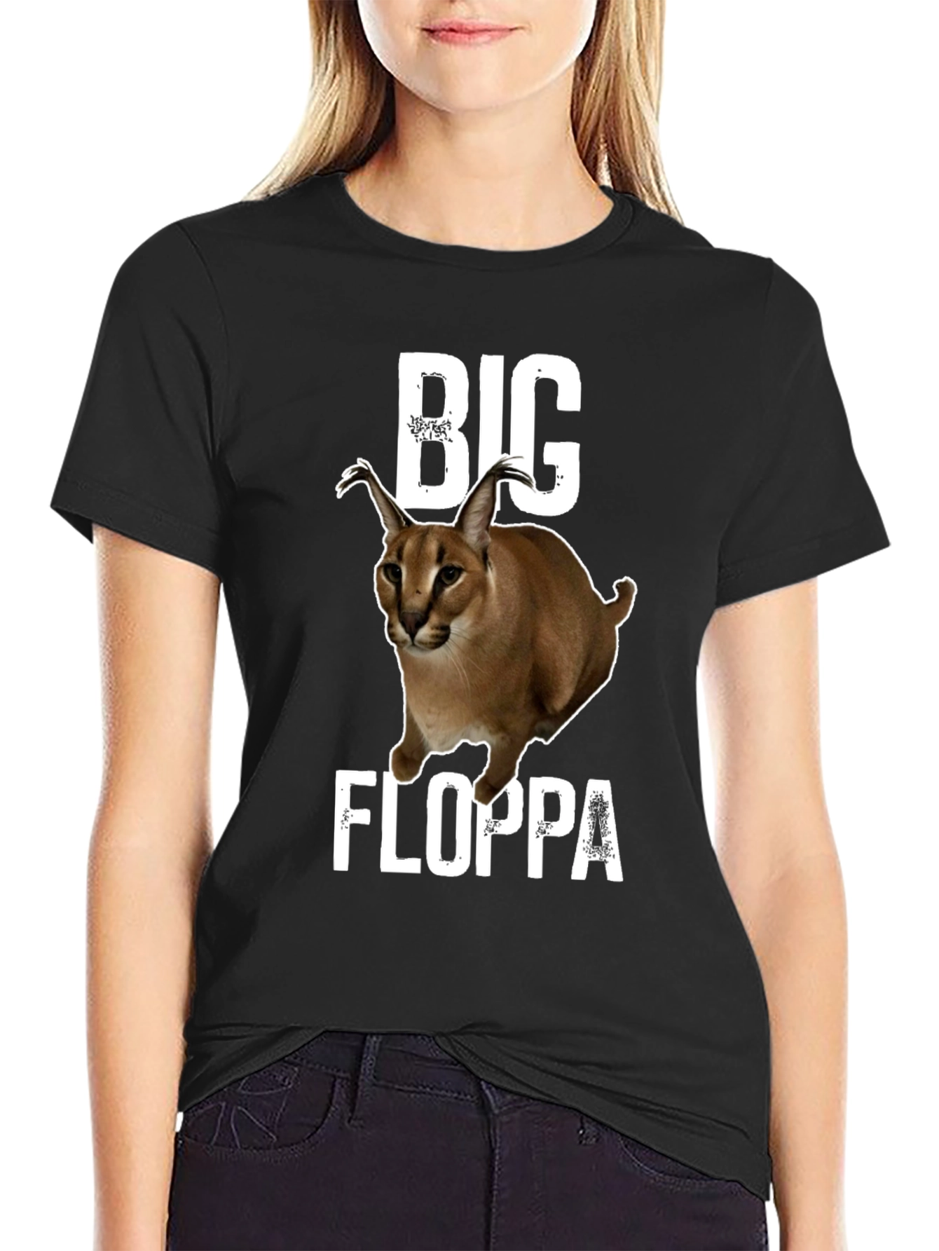 Big Floppa T-Shirt - Novelty Tee