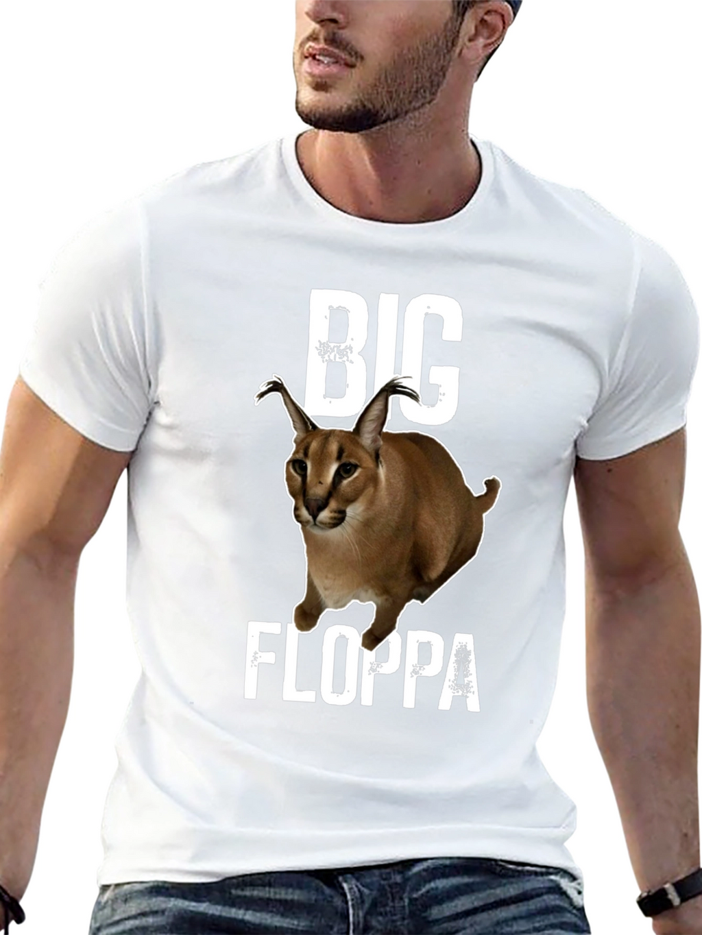 Big Floppa T-Shirt - Novelty Tee
