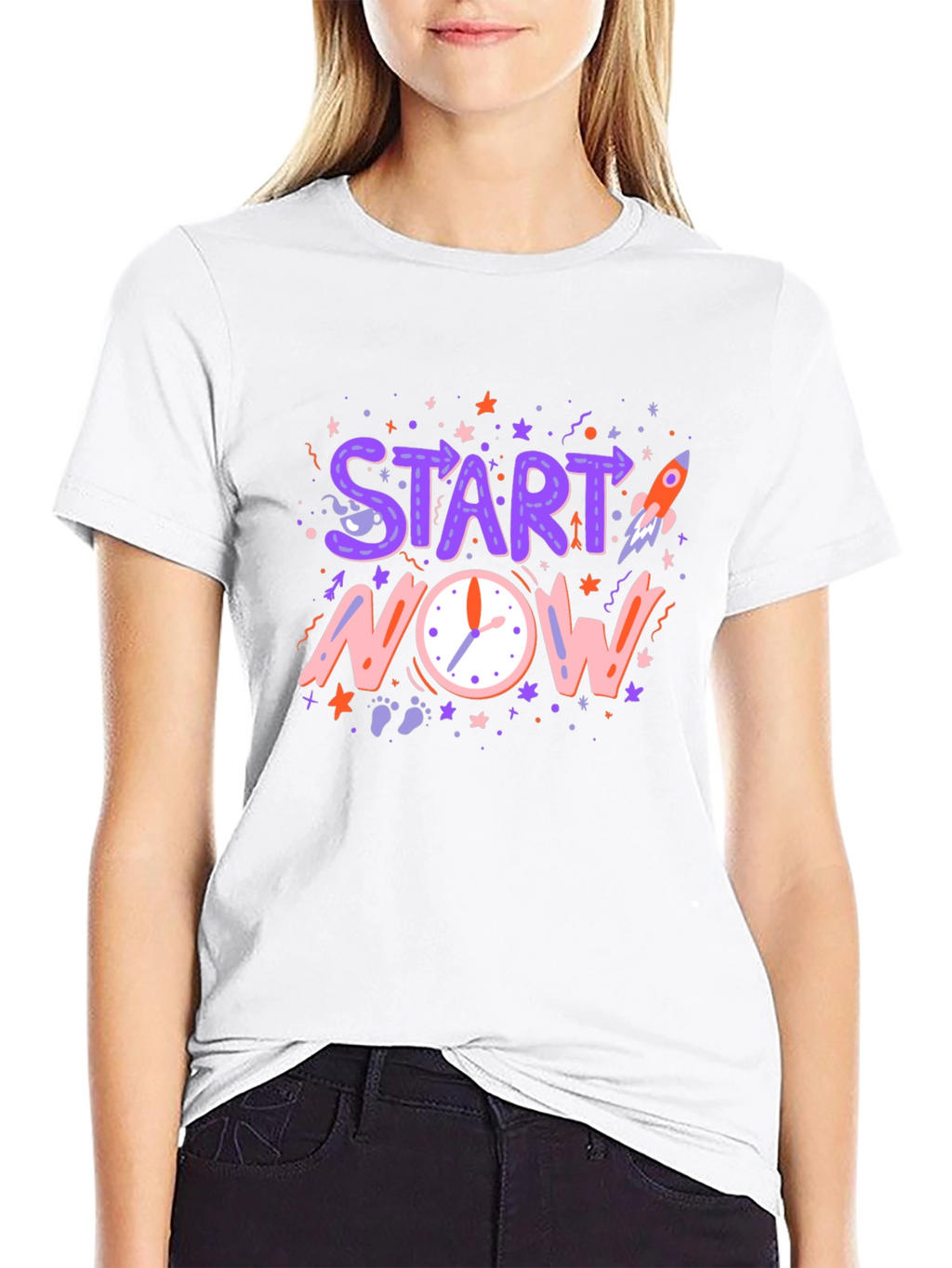 Start Now Graphic Tee - Motivational T-Shirt