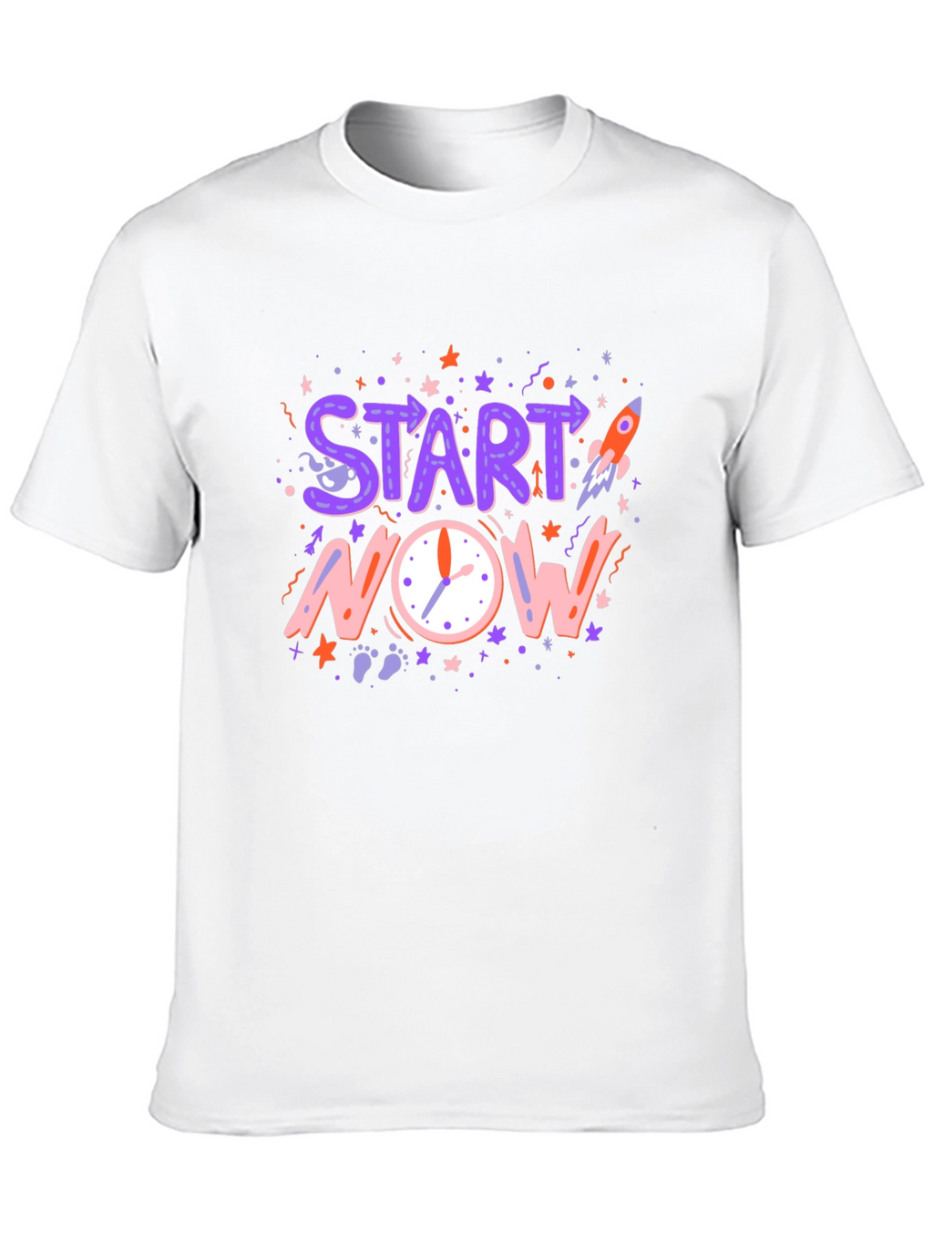 Start Now Graphic Tee - Motivational T-Shirt