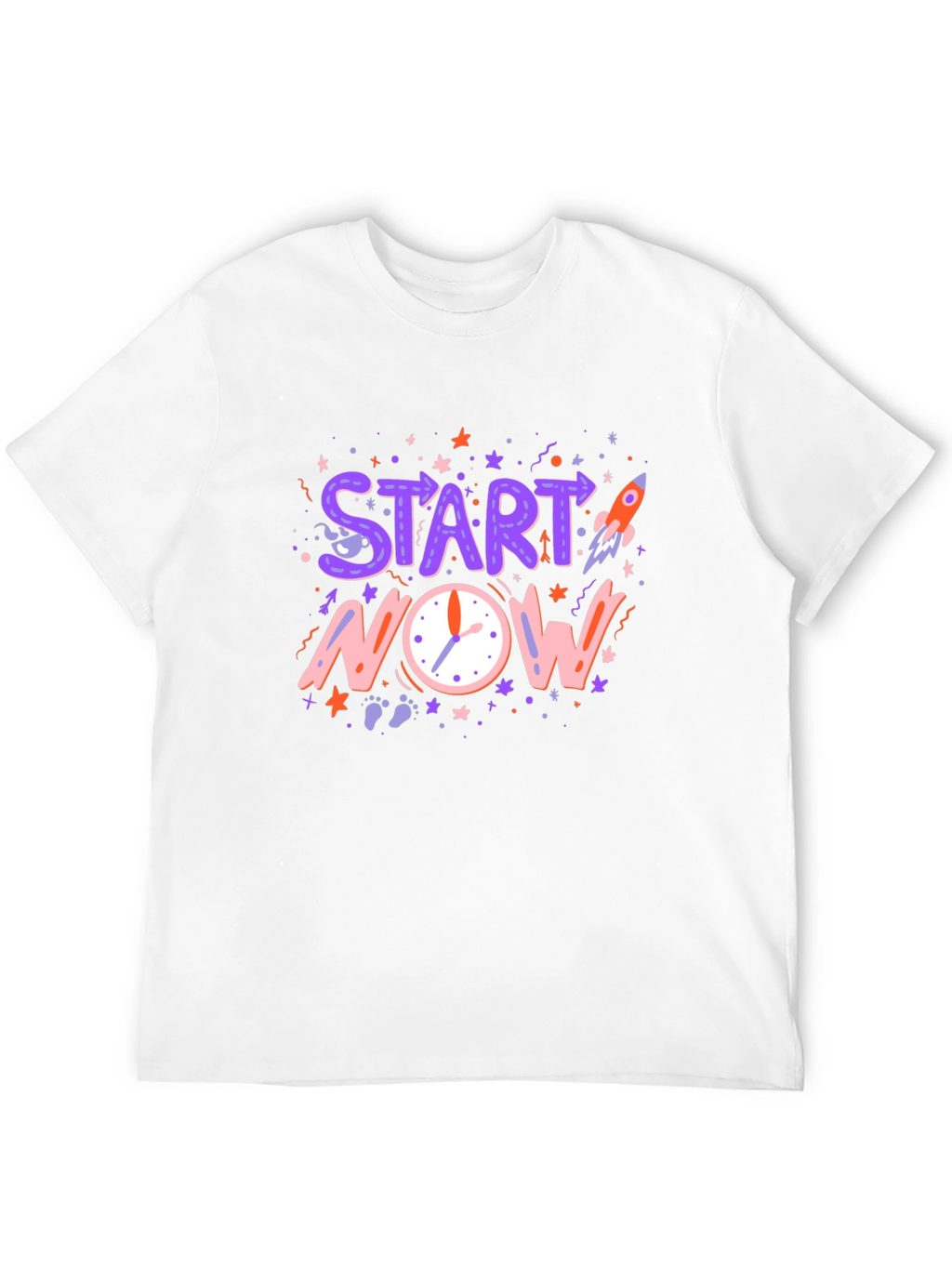 Start Now Graphic Tee - Motivational T-Shirt
